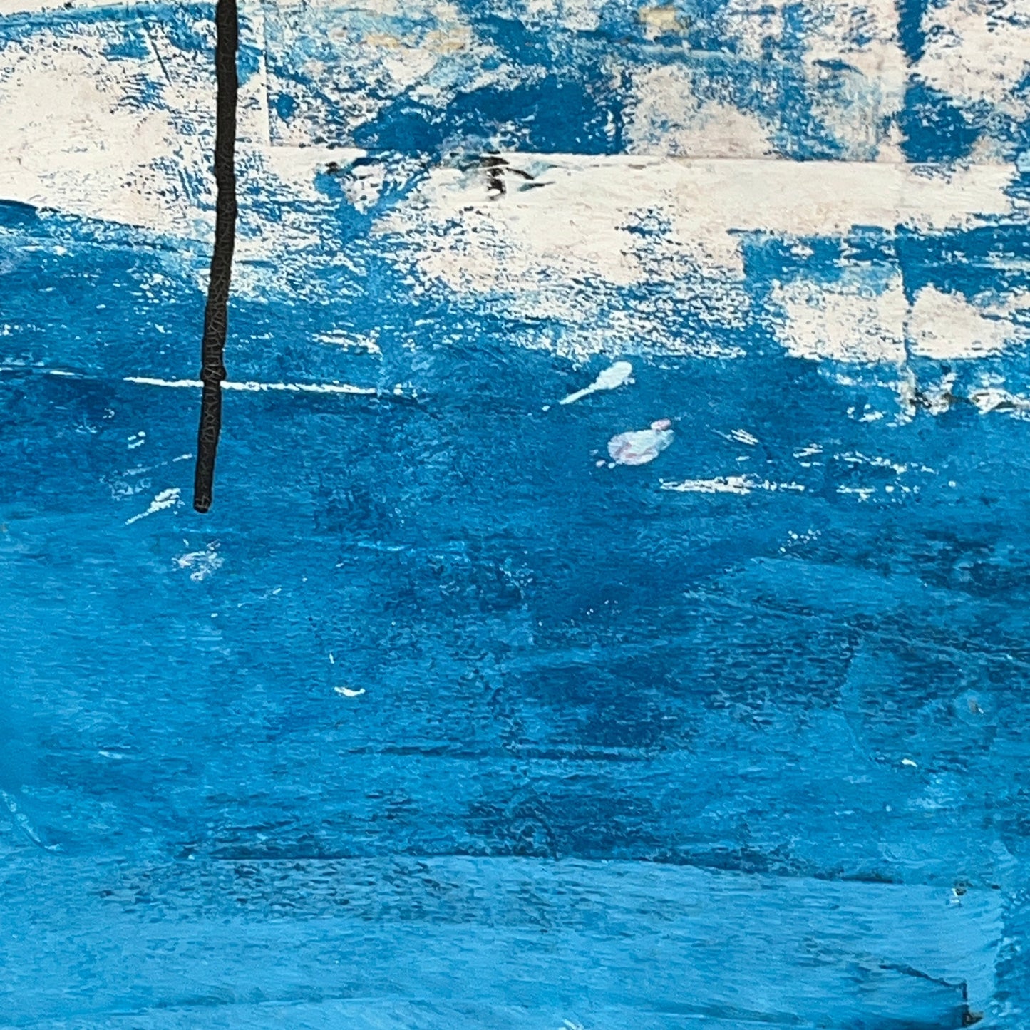 Original Mixed Media Abstract Modern Art Painting 24x36 "Tardiloquent" Signed