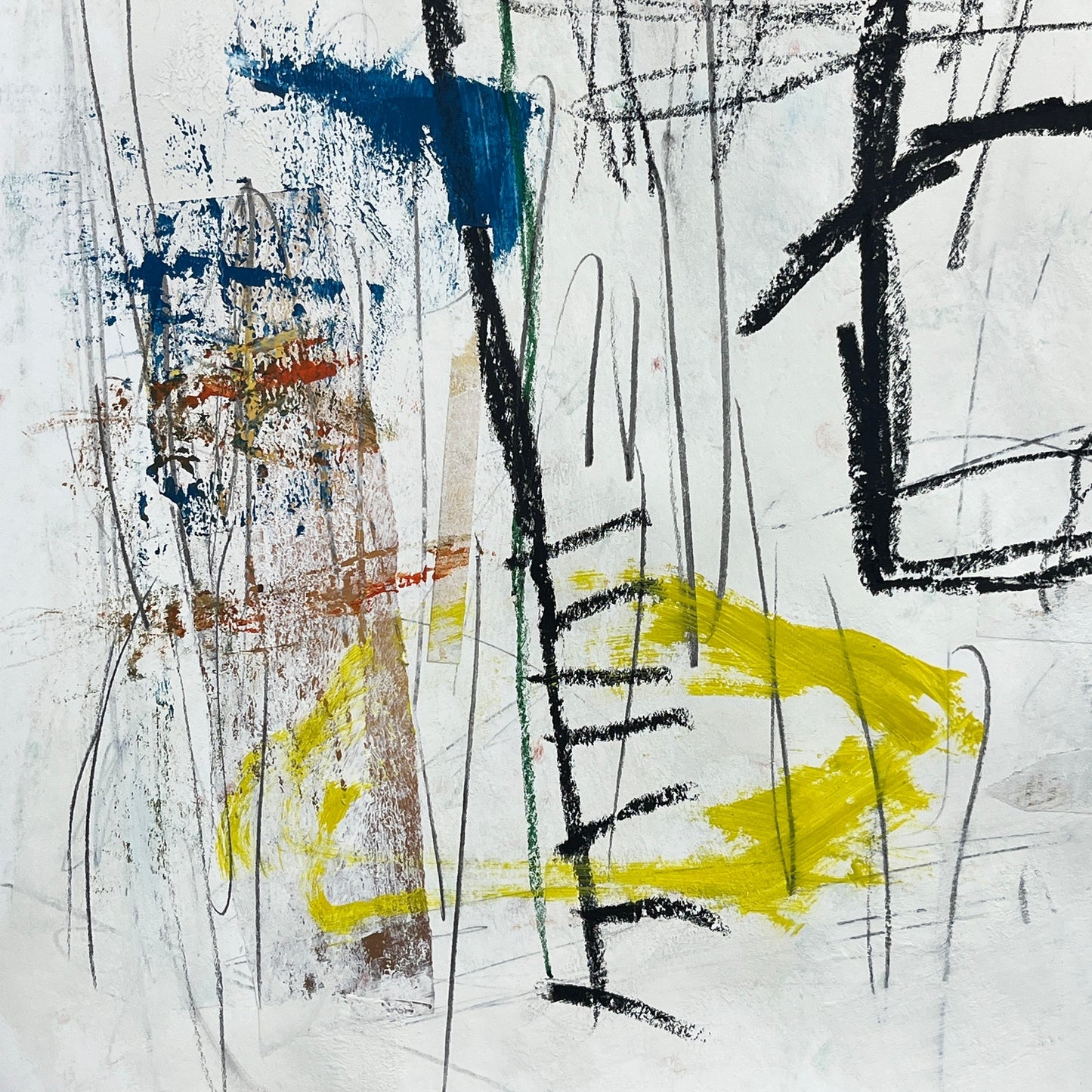 Original Mixed Media Abstract Modern Art Painting 18x24 "Cheliferous" Signed