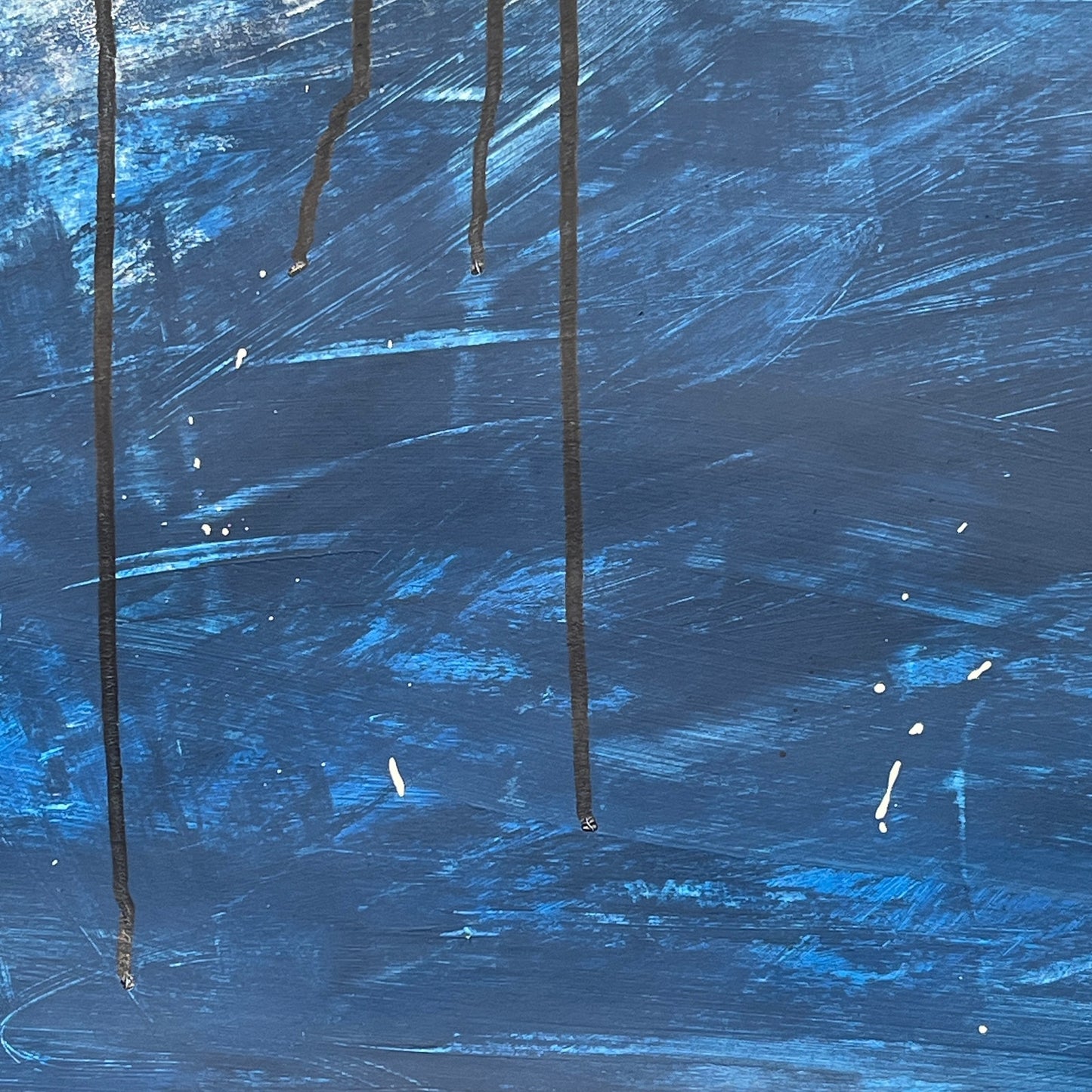 Original Mixed Media Abstract Modern Art Painting 24x36 "Hi-Fi Audio" Signed