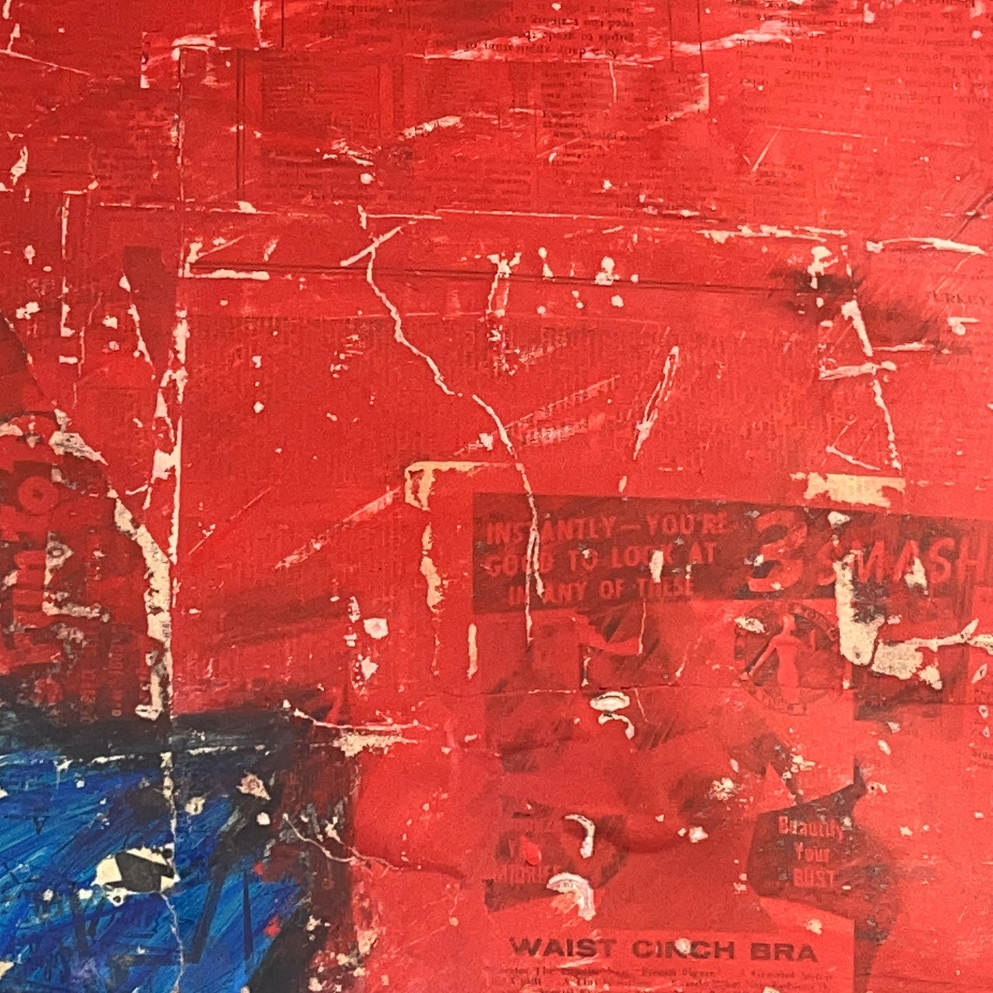 Original Mixed Media Abstract Modern Art Painting 24x36 "The World We Live In"