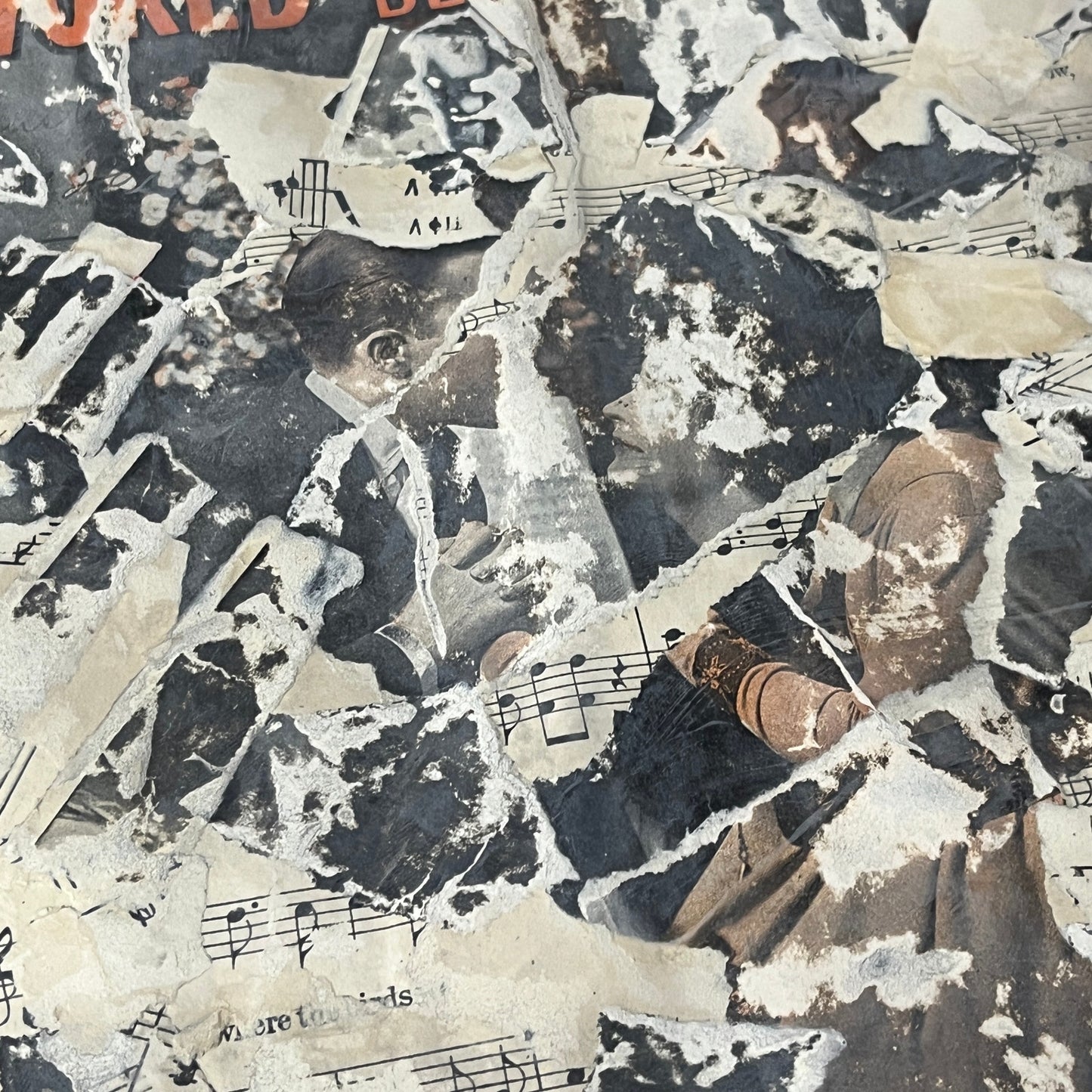 Original Mixed Media Art Collage 11x14 "All The World Will Be Jealous of Me"