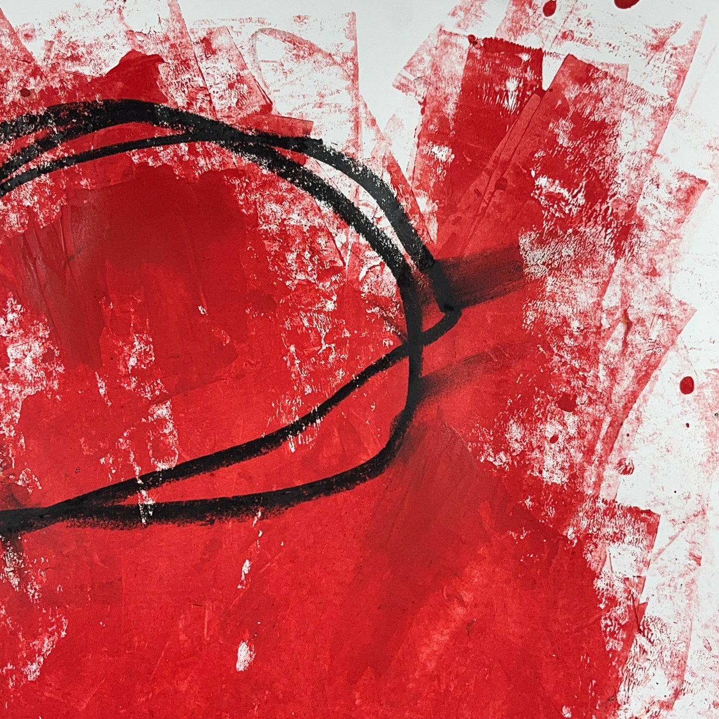 Original Mixed Media Abstract Modern Art Painting 18x24 "Phylarchy" Signed