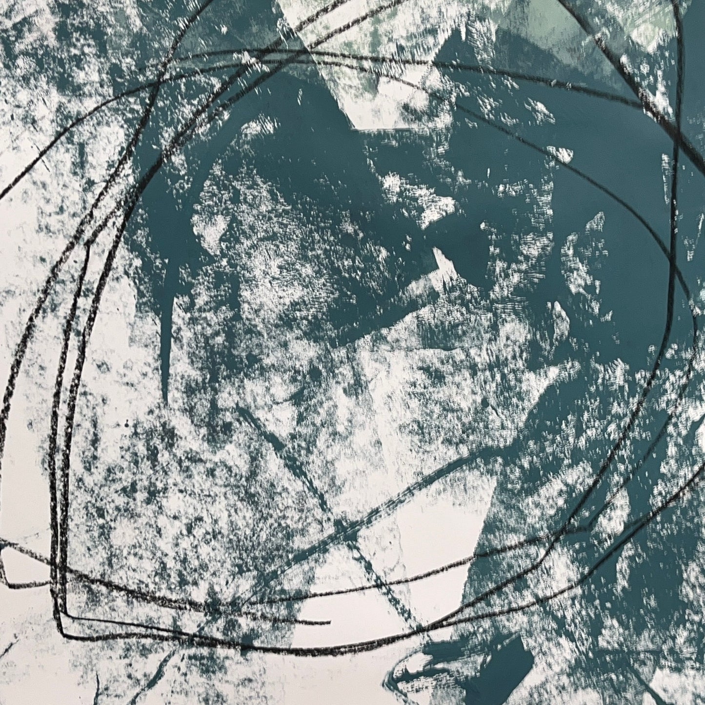 Original Mixed Media Abstract Modern Art Painting 24x36 "Pinder" Signed