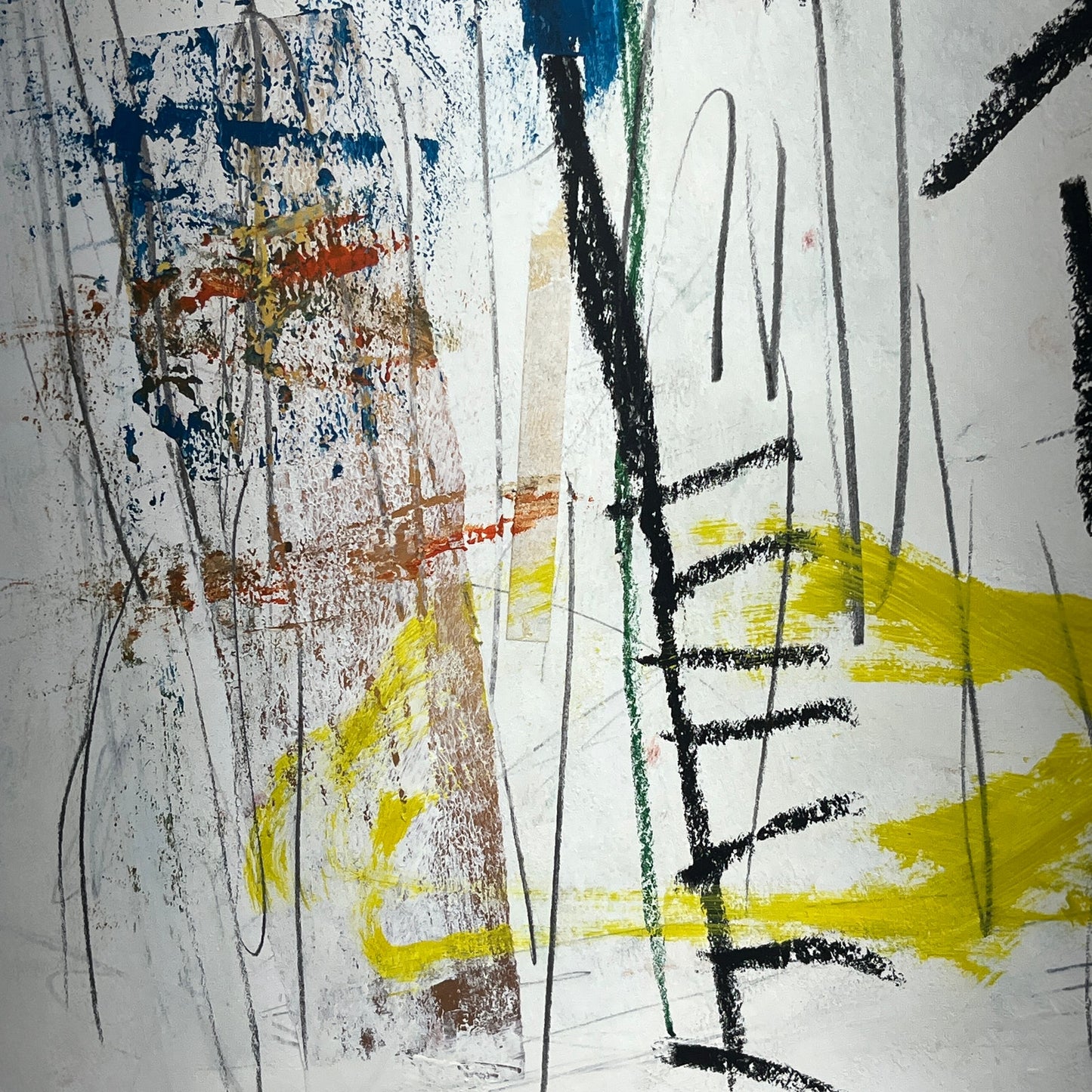 Original Mixed Media Abstract Modern Art Painting 18x24 "Cheliferous" Signed