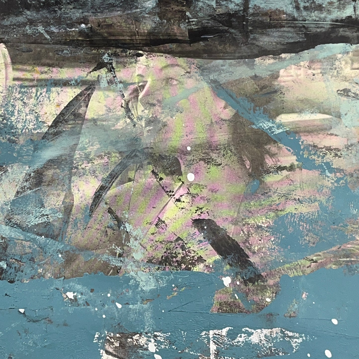 Original Mixed Media Abstract Modern Art Painting 24x36 "Cepaceous" Signed