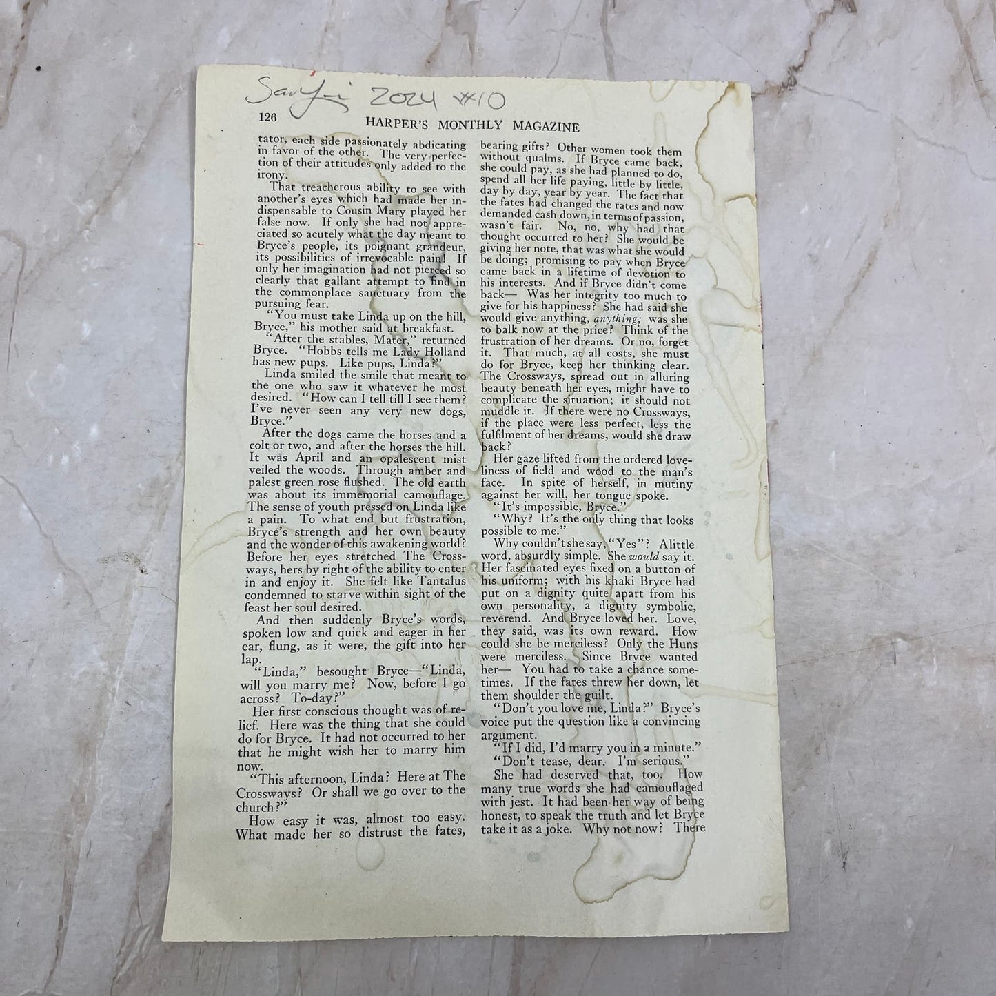 Original Mixed Media Abstract Art Painting 6.5x9.75” Love Stories Signed #10