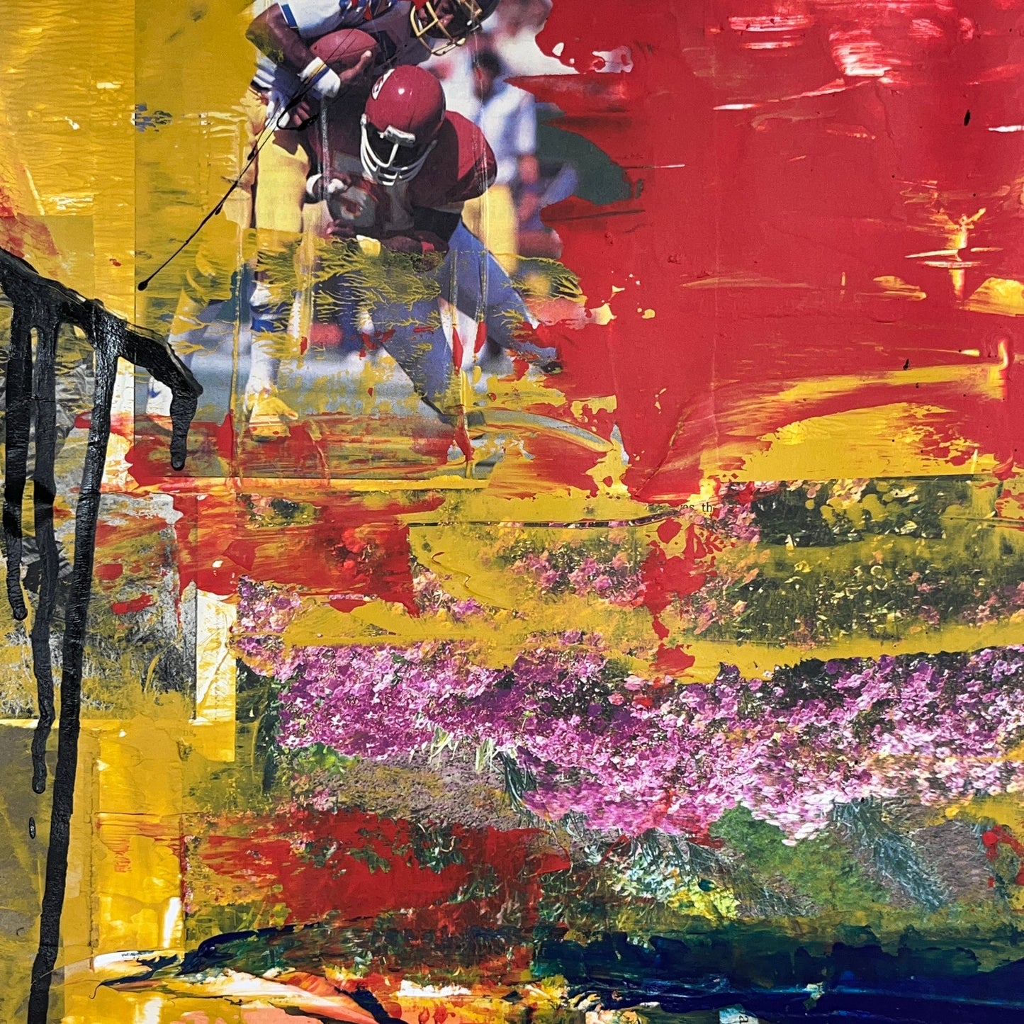 Original Mixed Media Abstract Modern Art Painting 18x24 "Phaeism" Signed