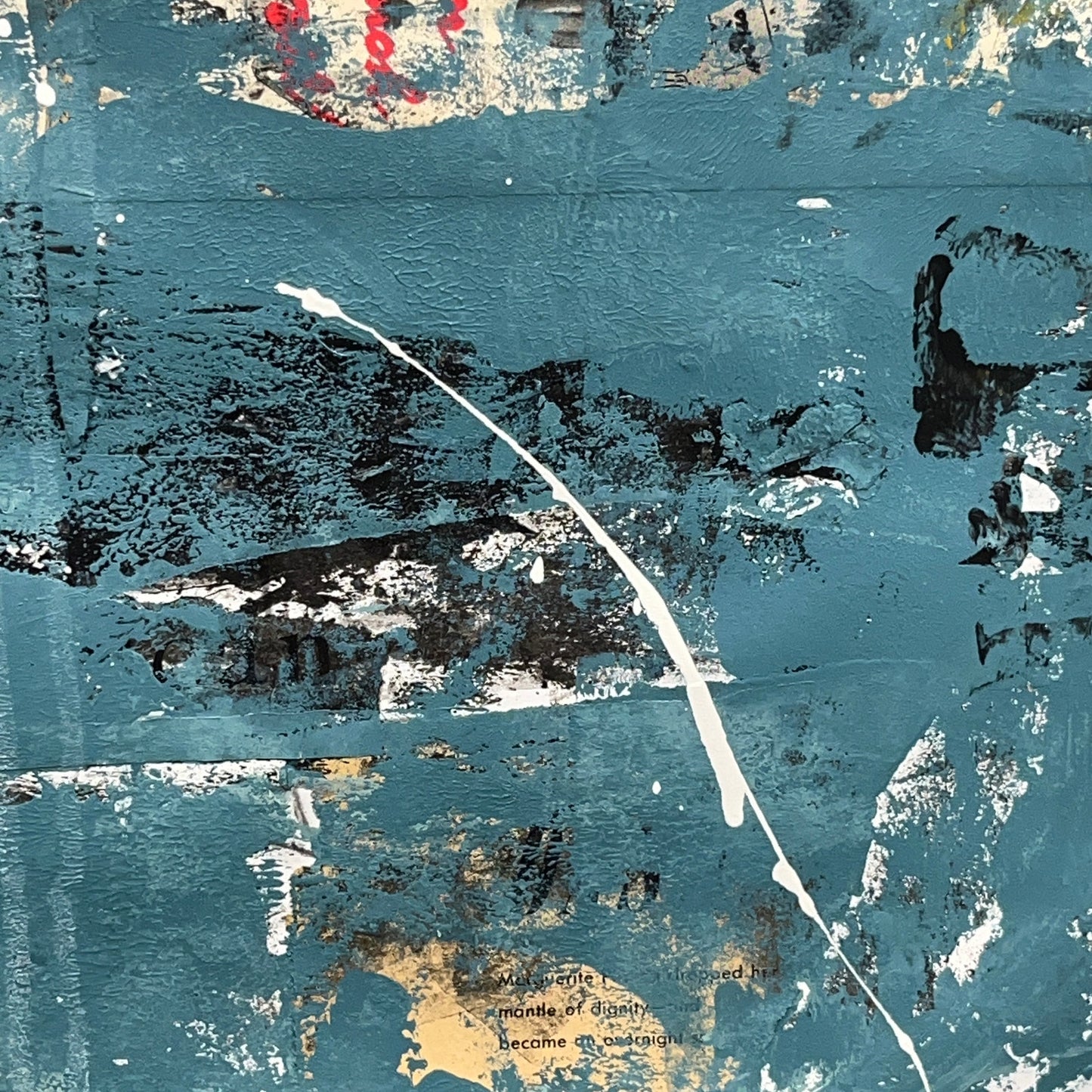 Original Mixed Media Abstract Modern Art Painting 24x36 "Cepaceous" Signed