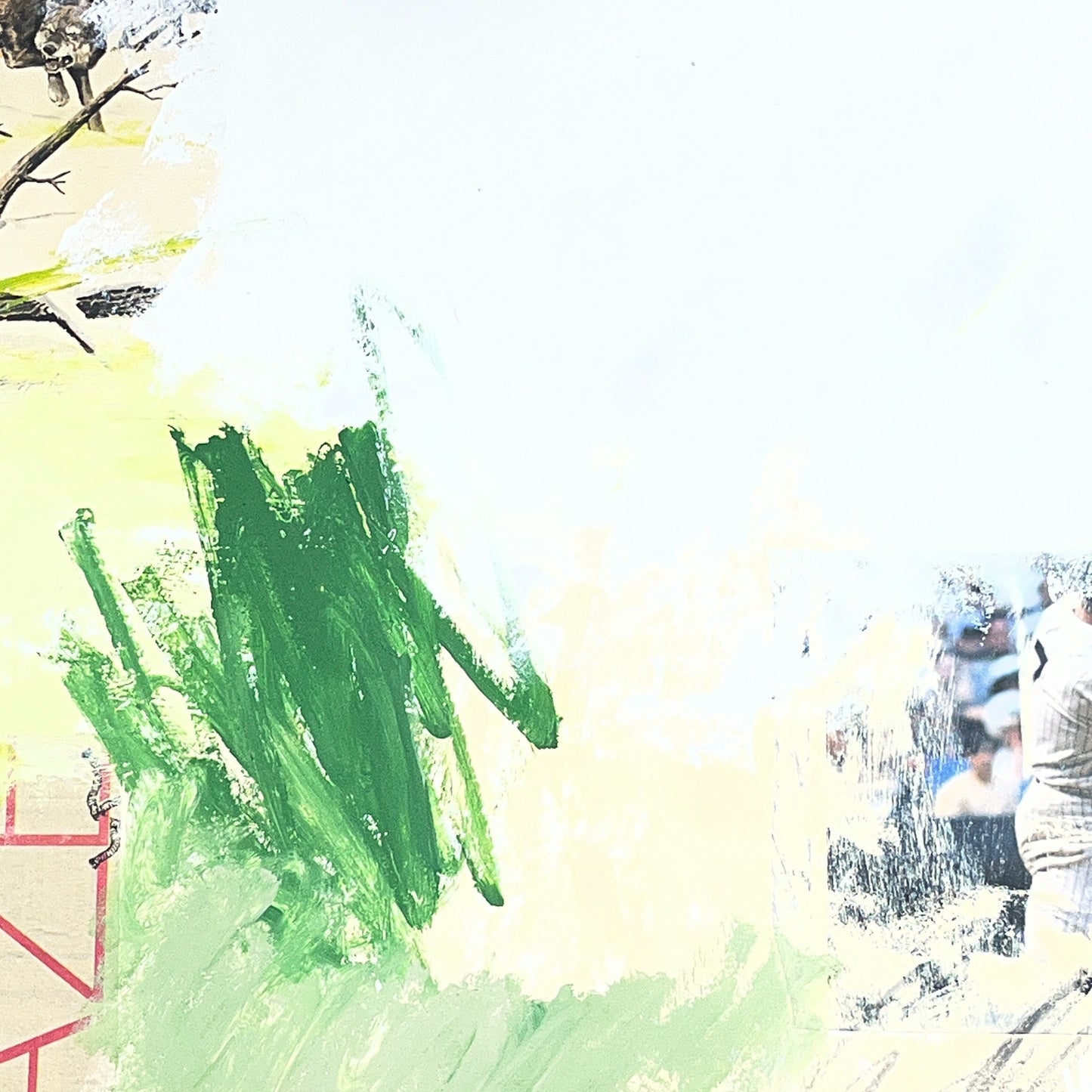 Original Mixed Media Abstract Modern Art Painting 18x24 "Vaticinal" Signed