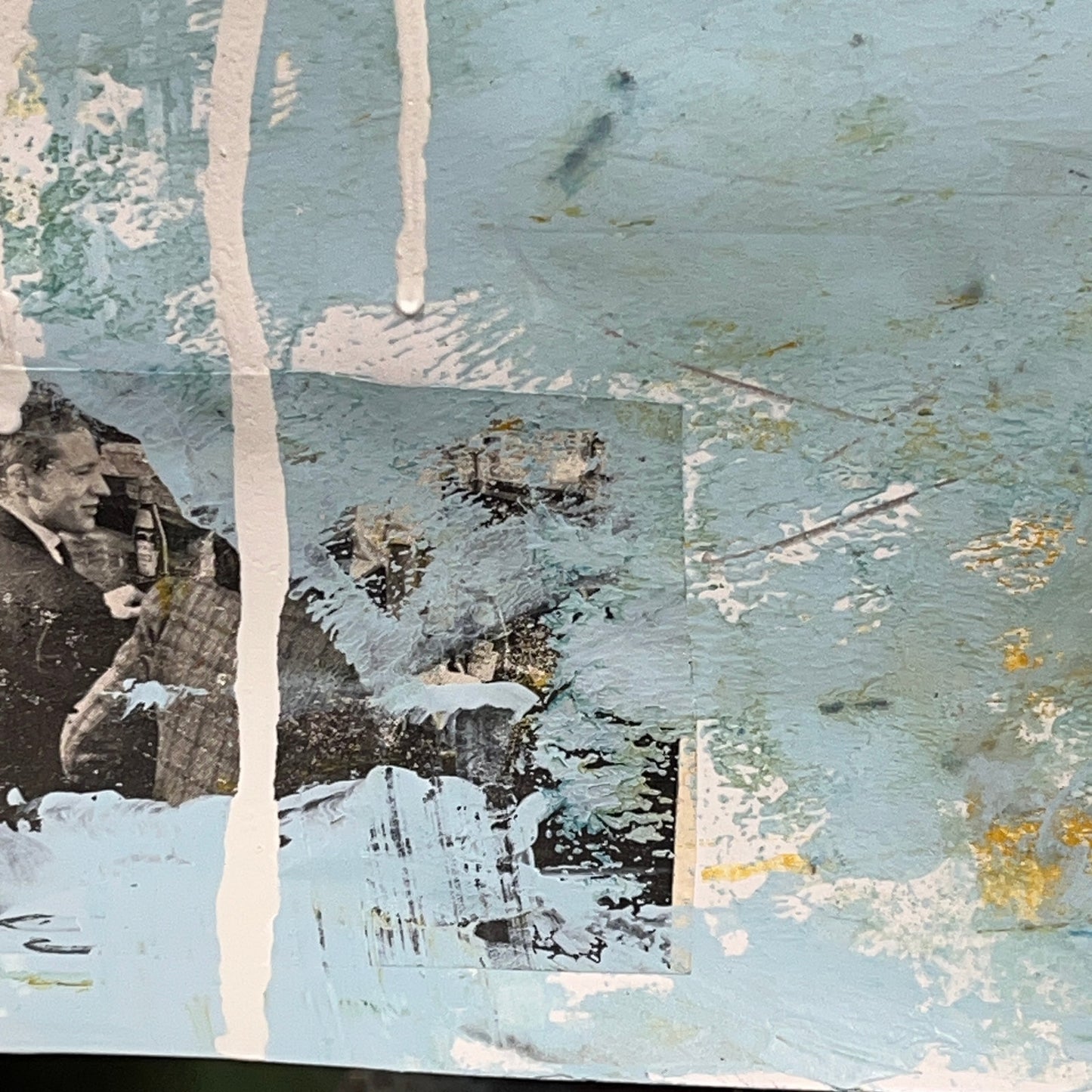 Original Mixed Media Abstract Modern Art Painting 24x36 "Decrudescence" Signed