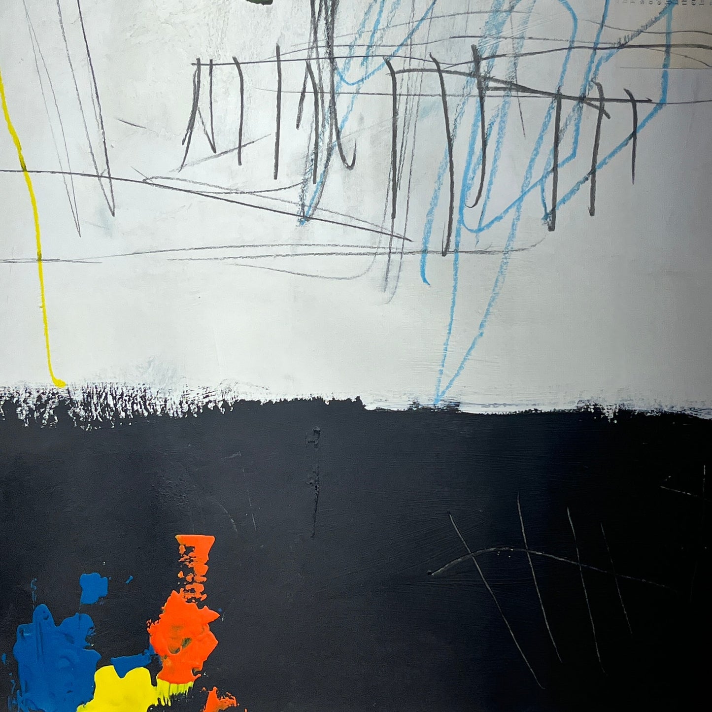 Original Mixed Media Abstract Modern Art Painting 18x24 "Illiquation" Signed