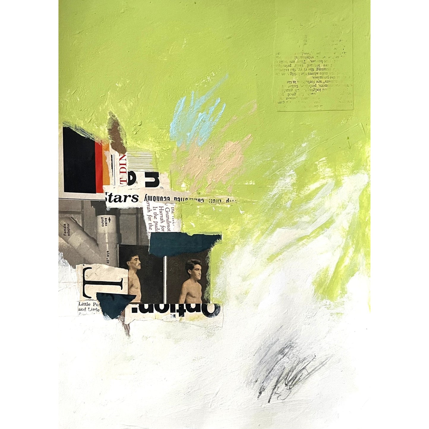 Original Abstract Modern Art Painting on Paper "Phrenic" #27 Signed