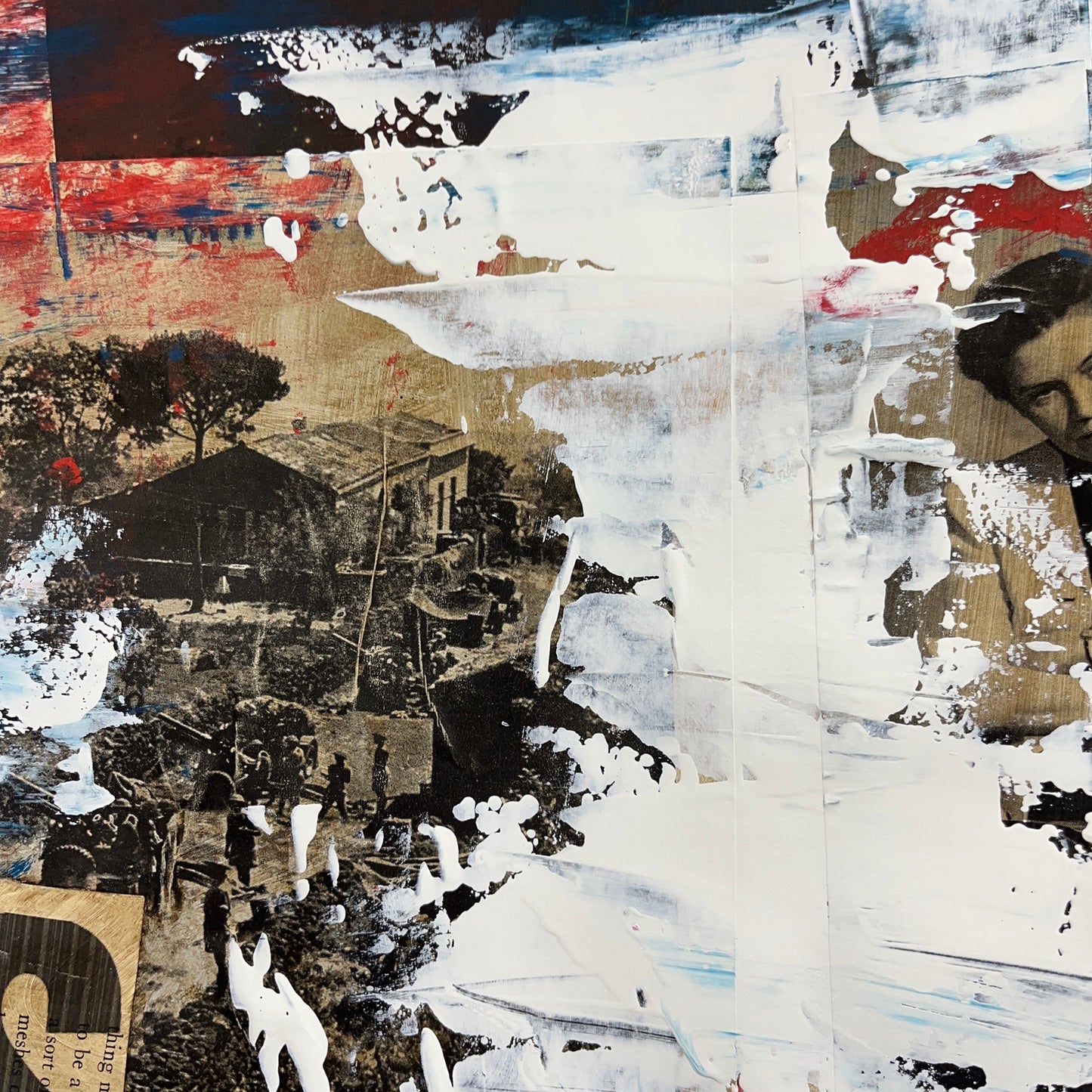 Original Mixed Media Abstract Modern Art Painting 24x36 "No Kings I" Signed
