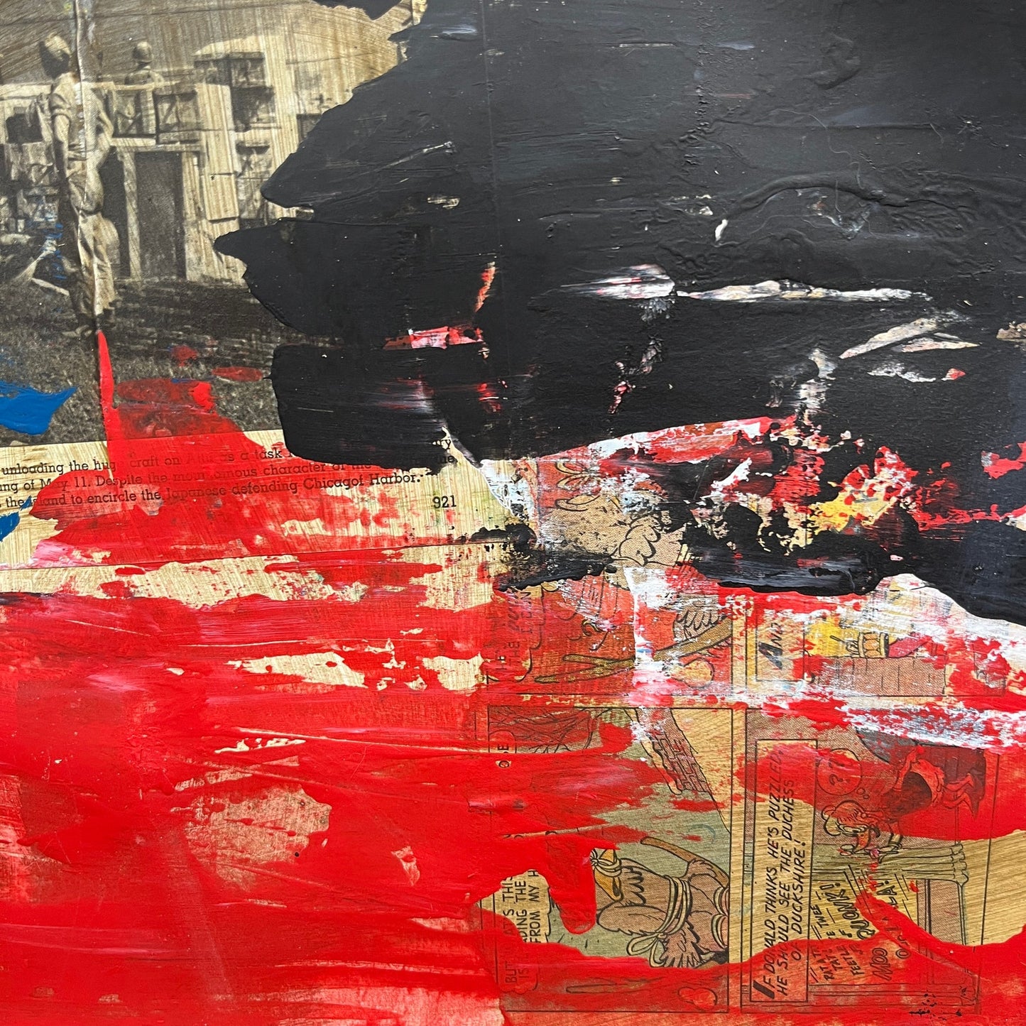 Original Mixed Media Abstract Modern Art Painting 24x36 "Dream" Signed