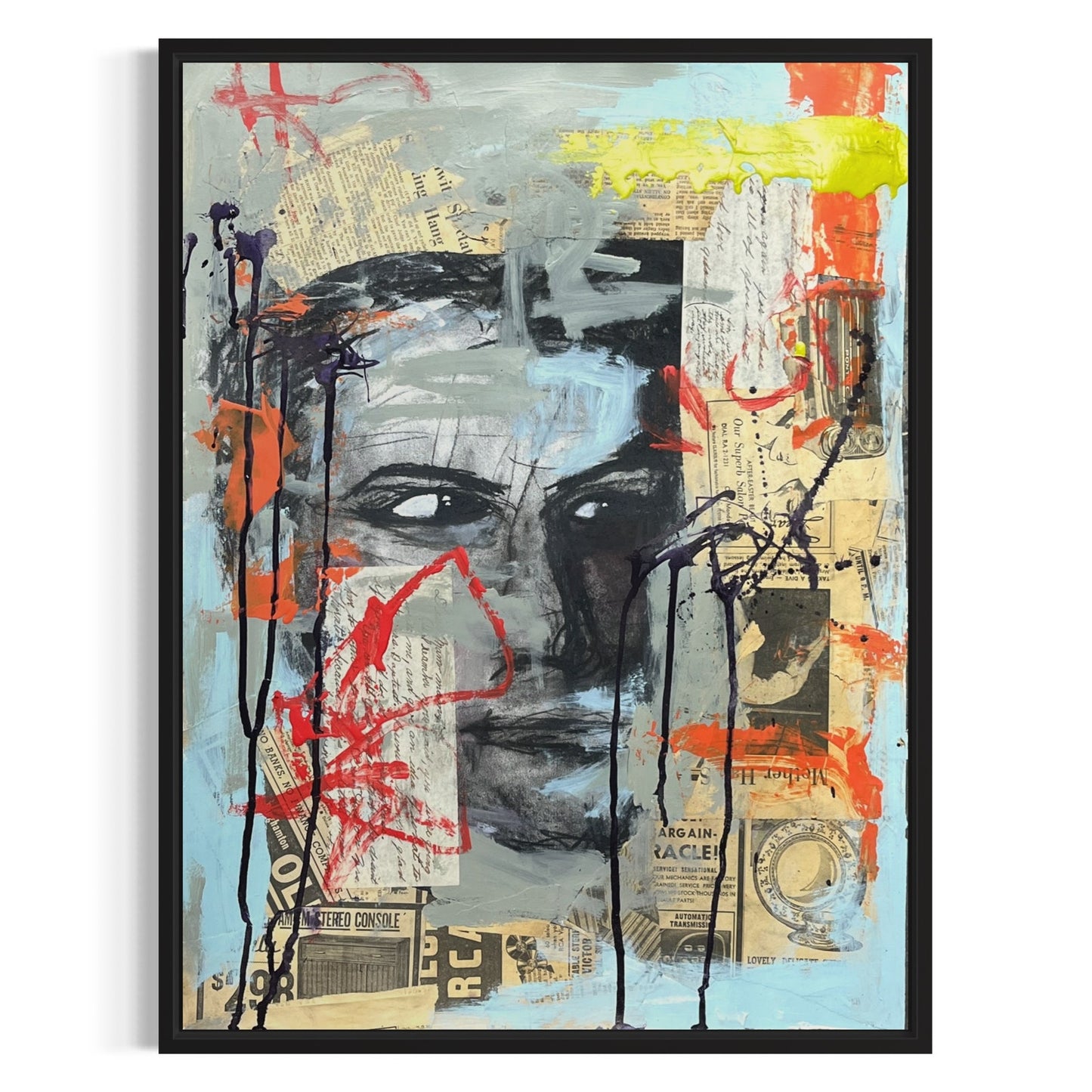 Original Mixed Media Abstract Art Painting 18x24 “Agency" Signed