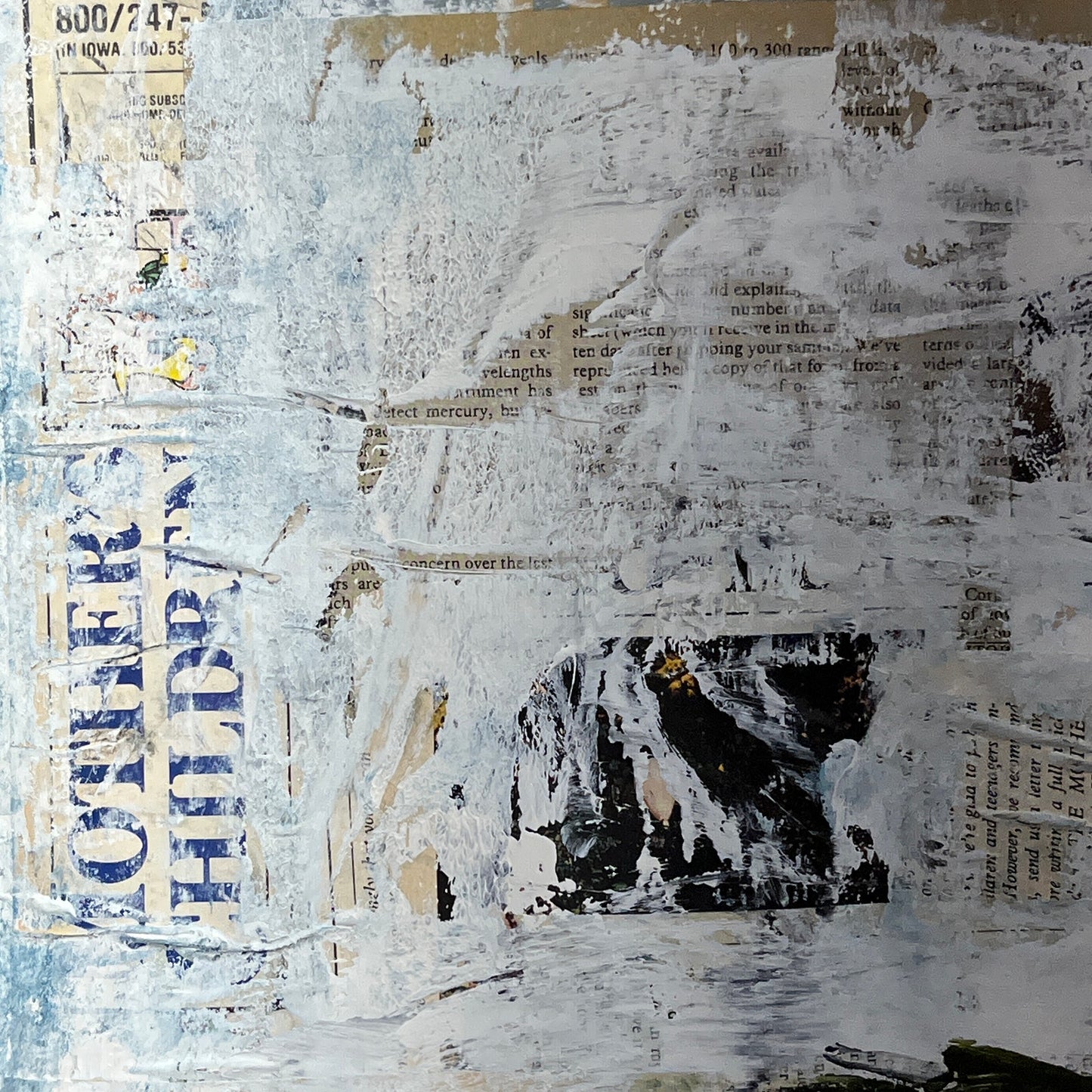 Original Mixed Media Abstract Modern Art Painting 18x24 "Zakuska" Signed
