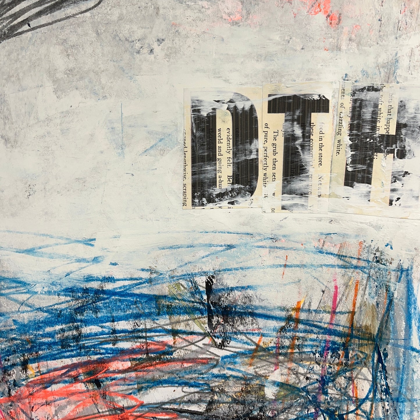 Original Mixed Media Abstract Modern Art Painting 18x24 "Kalon" Signed