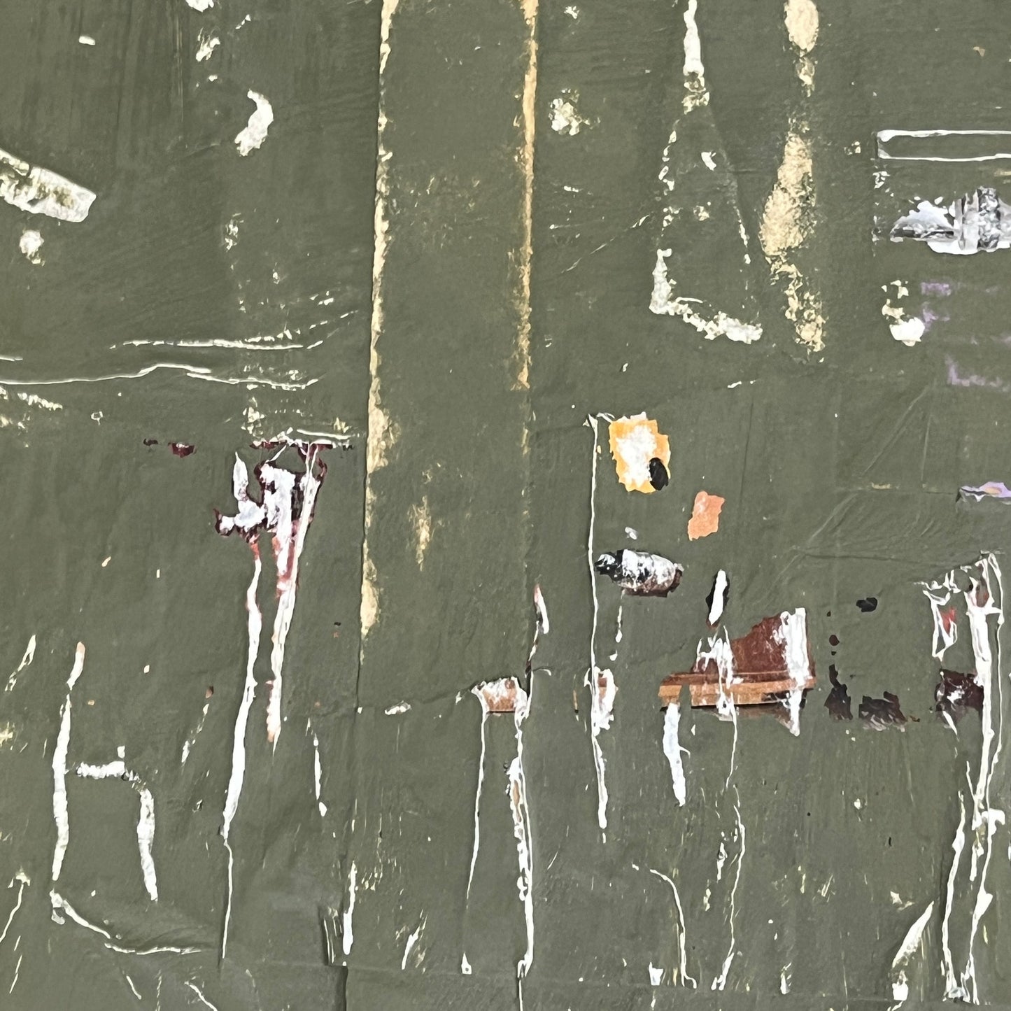 Original Framed Mixed Media Modern Art Collage Painting 12x18 "Luggage"