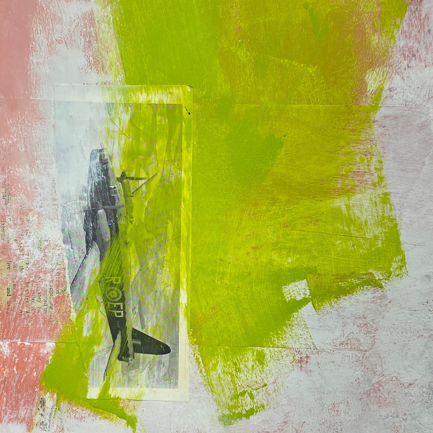 Original Mixed Media Abstract Modern Art Painting 18x24 "Jorum" Signed
