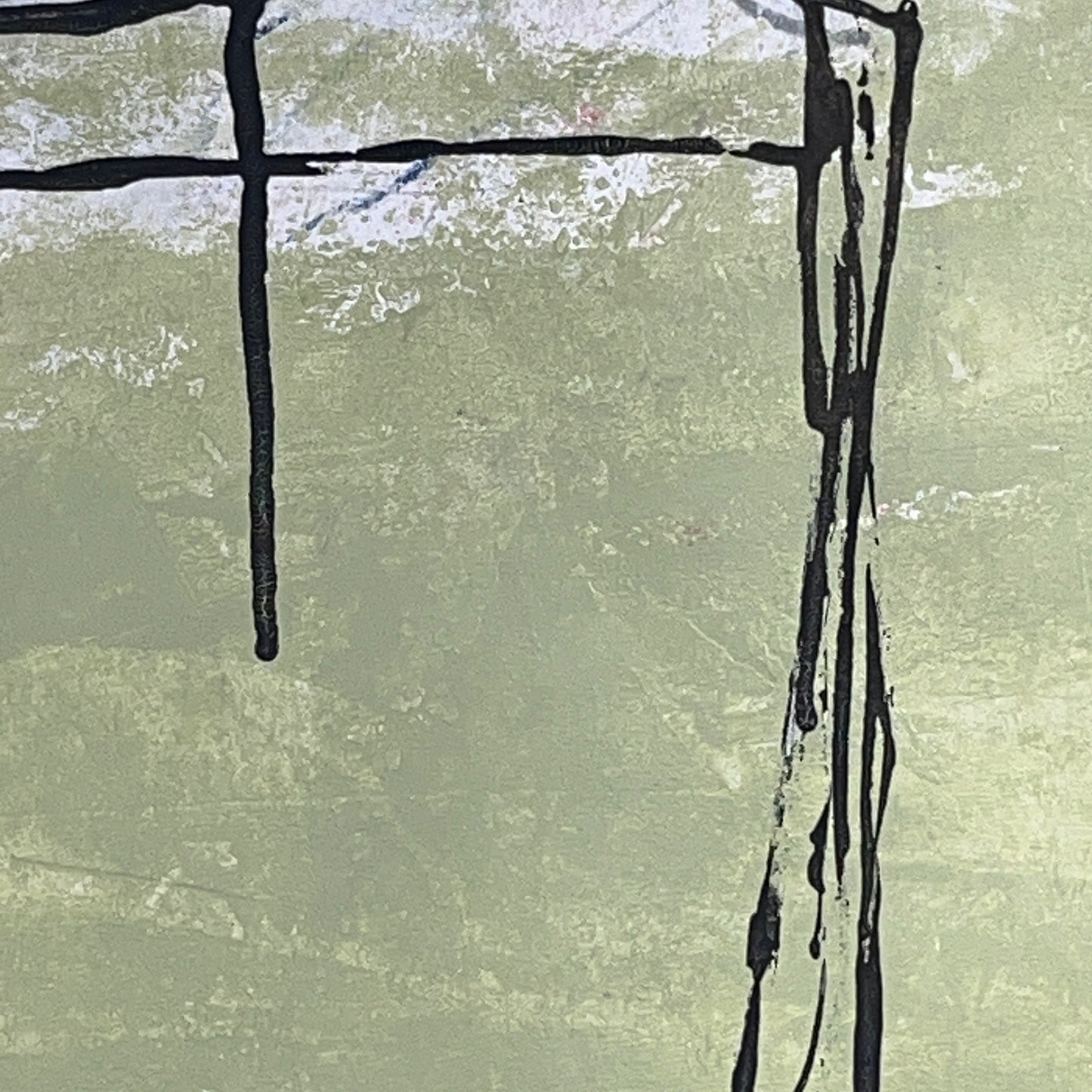 Original Mixed Media Abstract Modern Art Painting 24x36 "Ranine" Signed