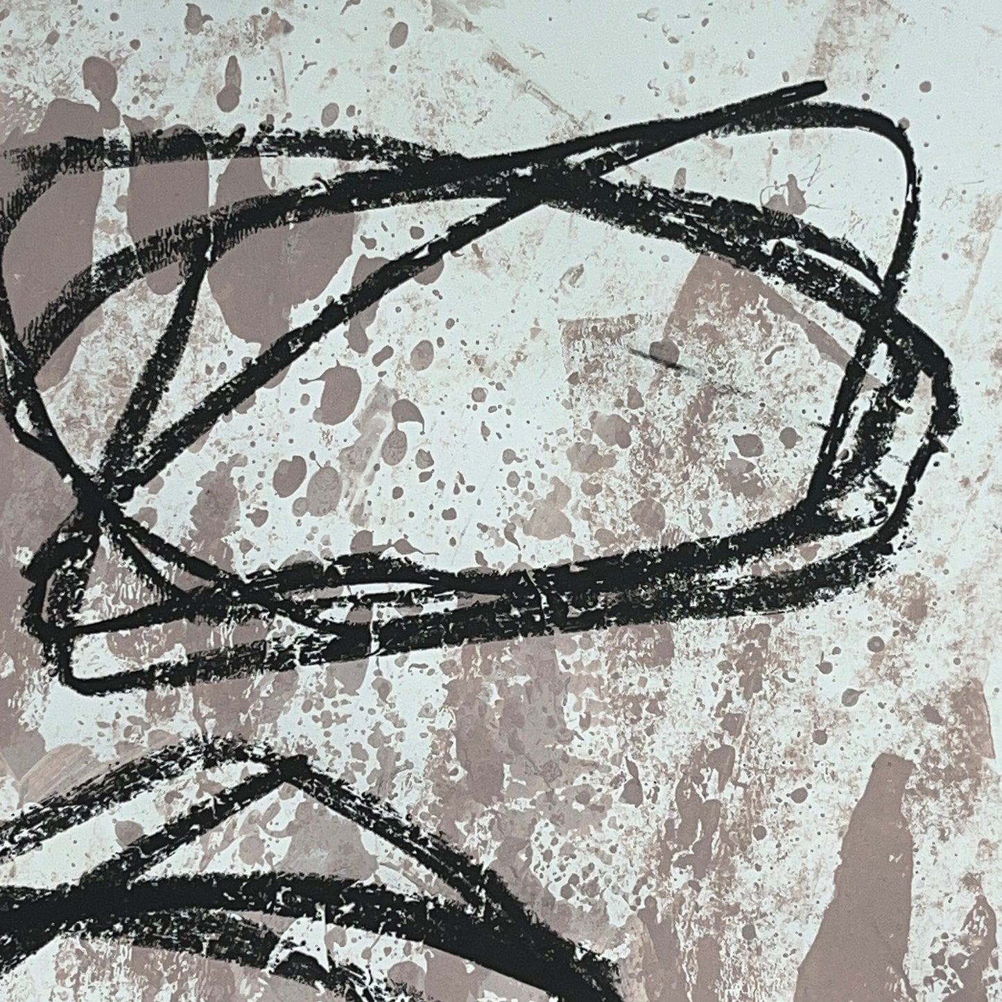 Original Mixed Media Abstract Modern Art Painting 24x36 "Hanaster" Signed