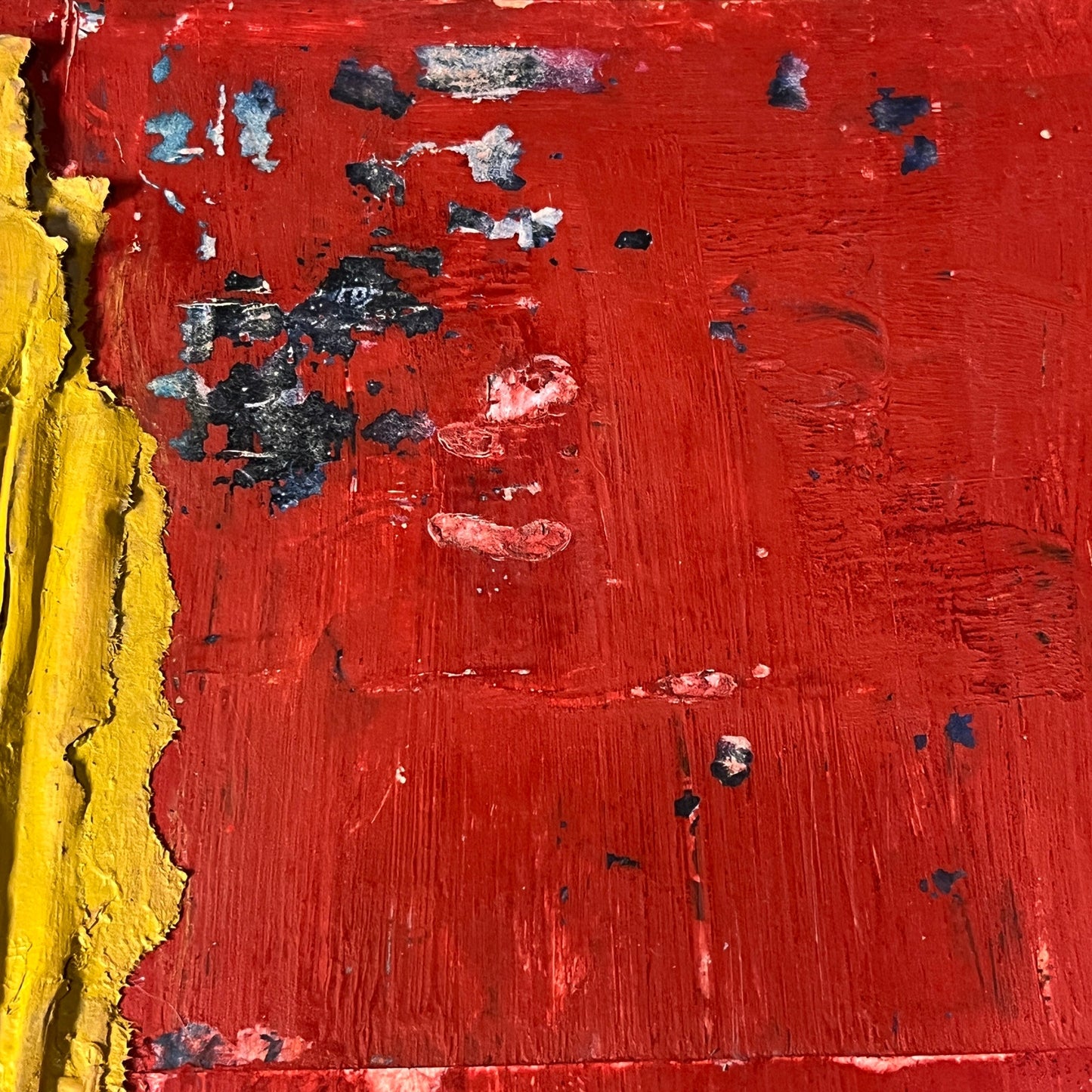 Original Mixed Media Abstract Art Collage Painting 11x14 "Coronation"