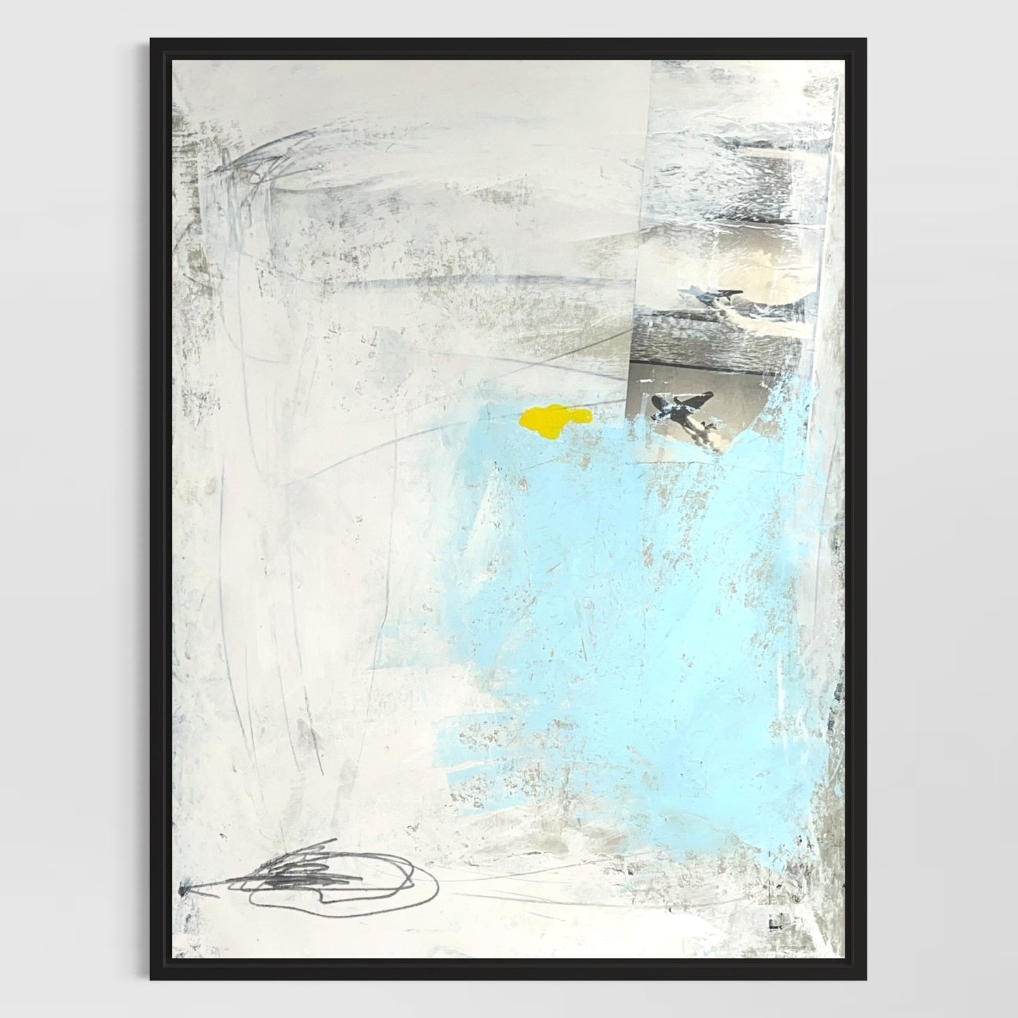 Original Mixed Media Abstract Modern Art Painting 18x24 "Spinulate" Signed