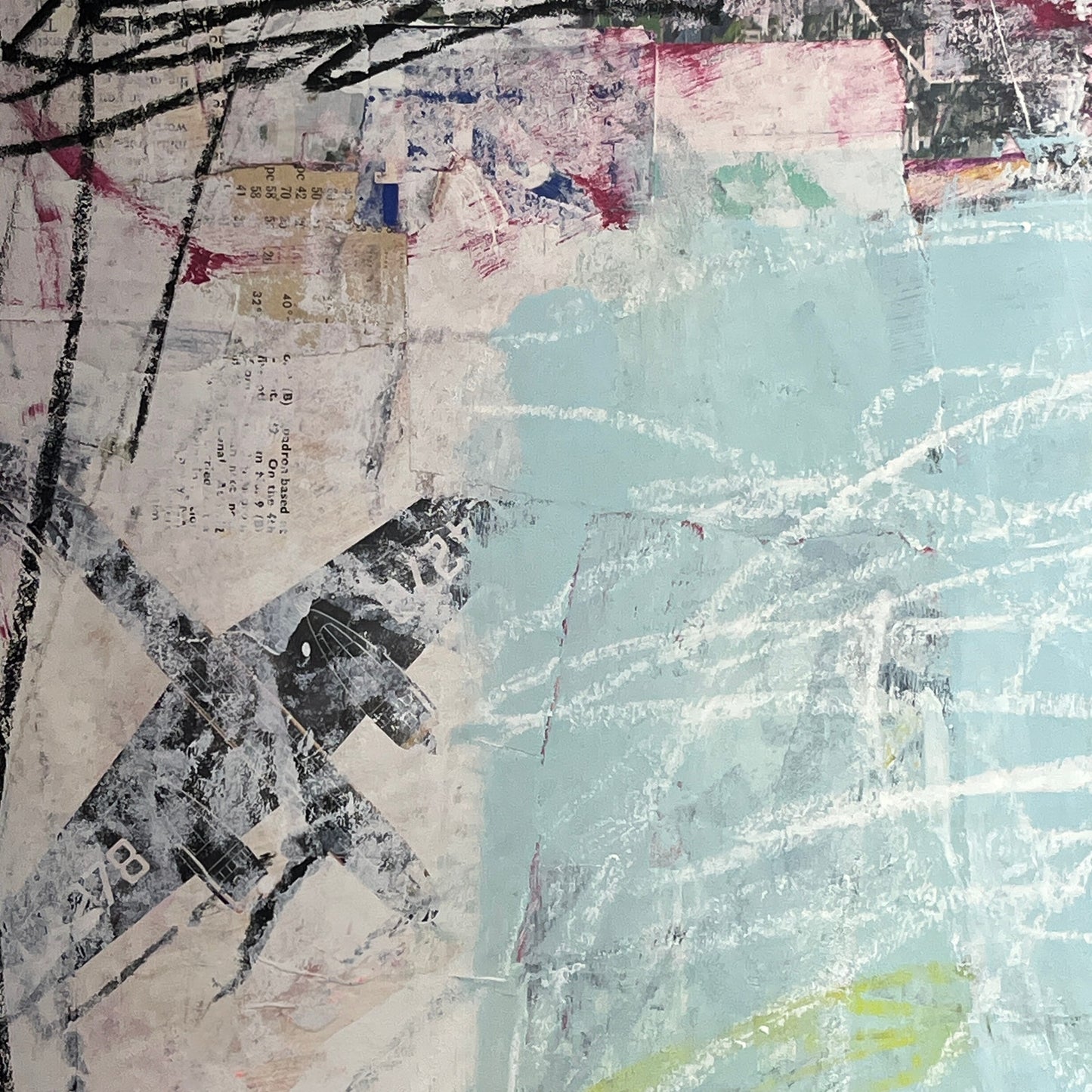 Original Mixed Media Abstract Modern Art Painting 18x24 "Adoral" Signed