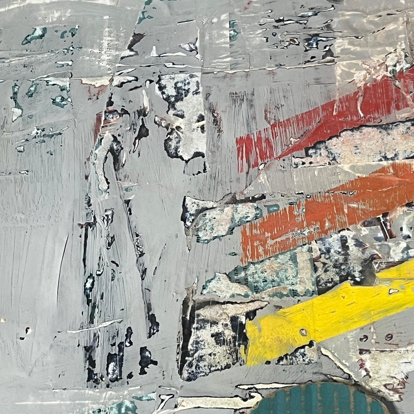 Original Mixed Media Modern Art Collage Painting 11x14 "Promise"