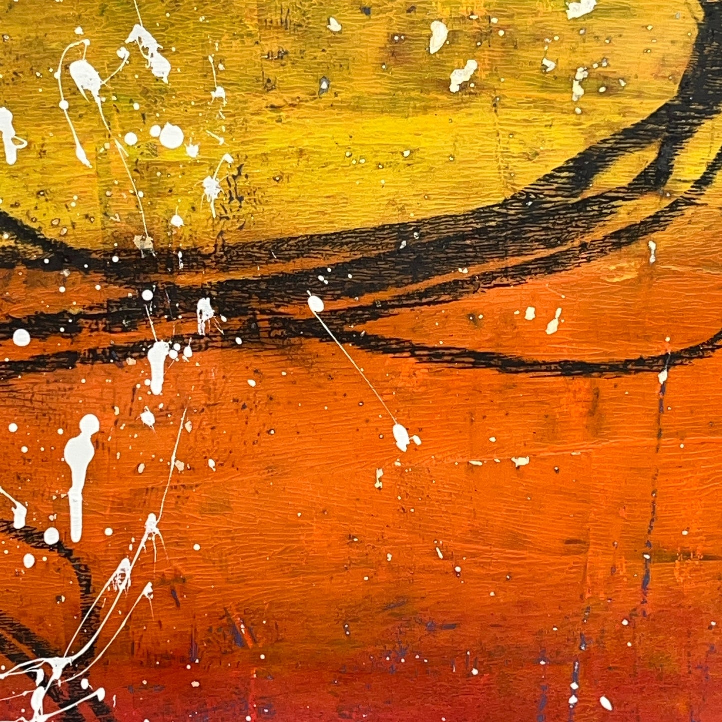 Original Mixed Media Abstract Modern Art Painting 24x36 "Pacifica" Signed
