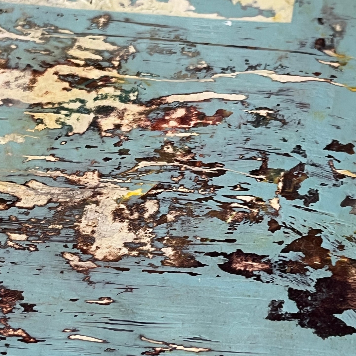 Original Mixed Media Abstract Art Collage Painting 11x14 "Decade"