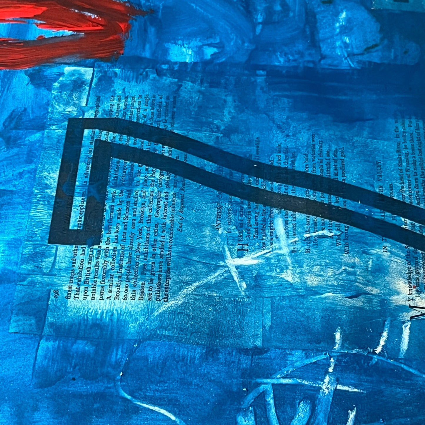 Original Mixed Media Abstract Art Painting 18x24 “Flare" Signed