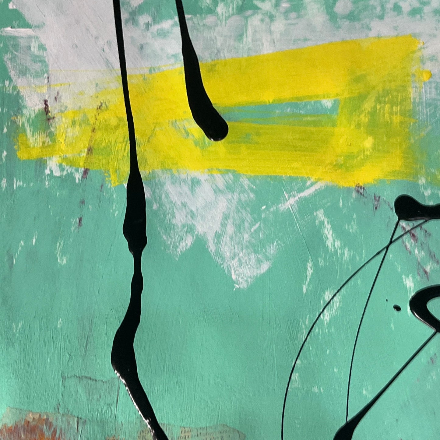 Original Mixed Media Abstract Art Painting 18x24 “Dichotomy" Signed