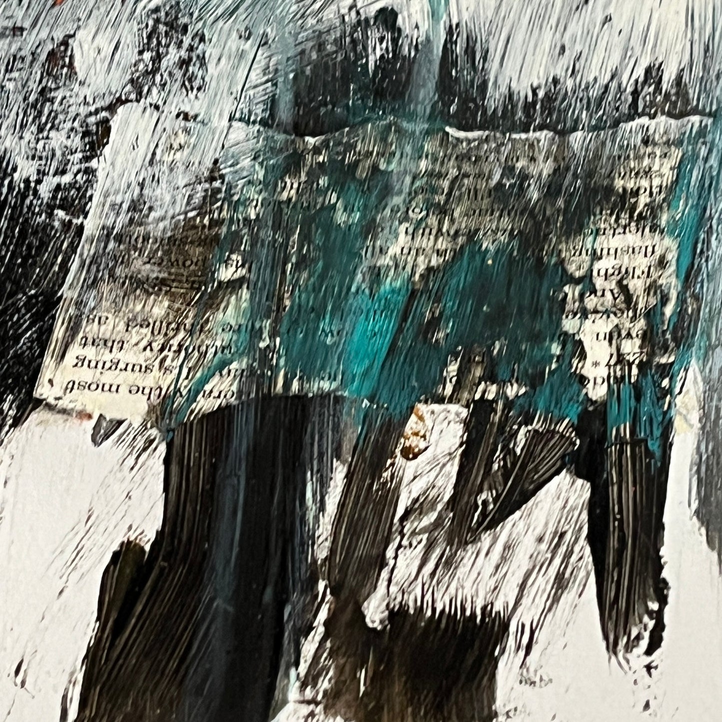 Original Mixed Media Abstract Art Painting 18x24 “Equator" Signed