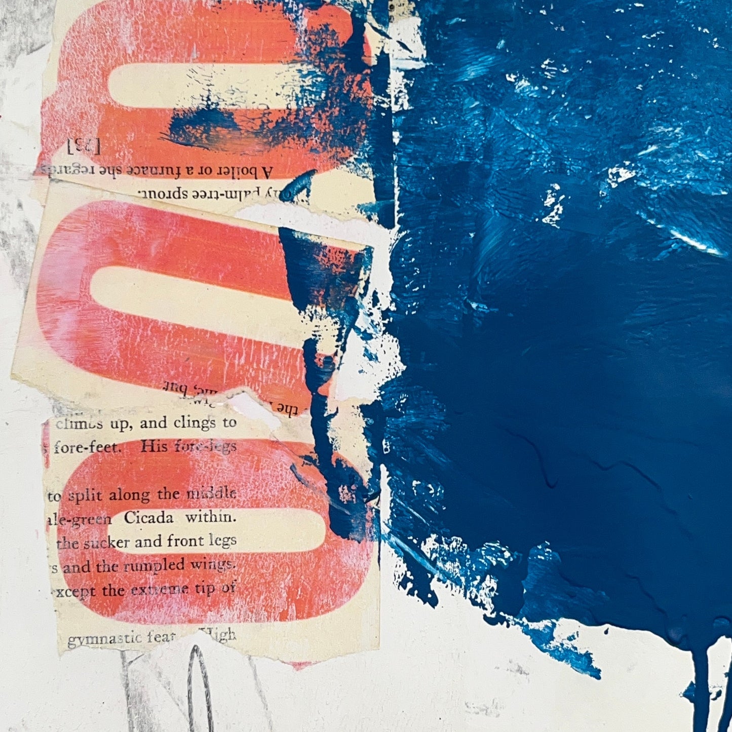 Original Mixed Media Abstract Modern Art Painting 18x24 "Quo" Signed