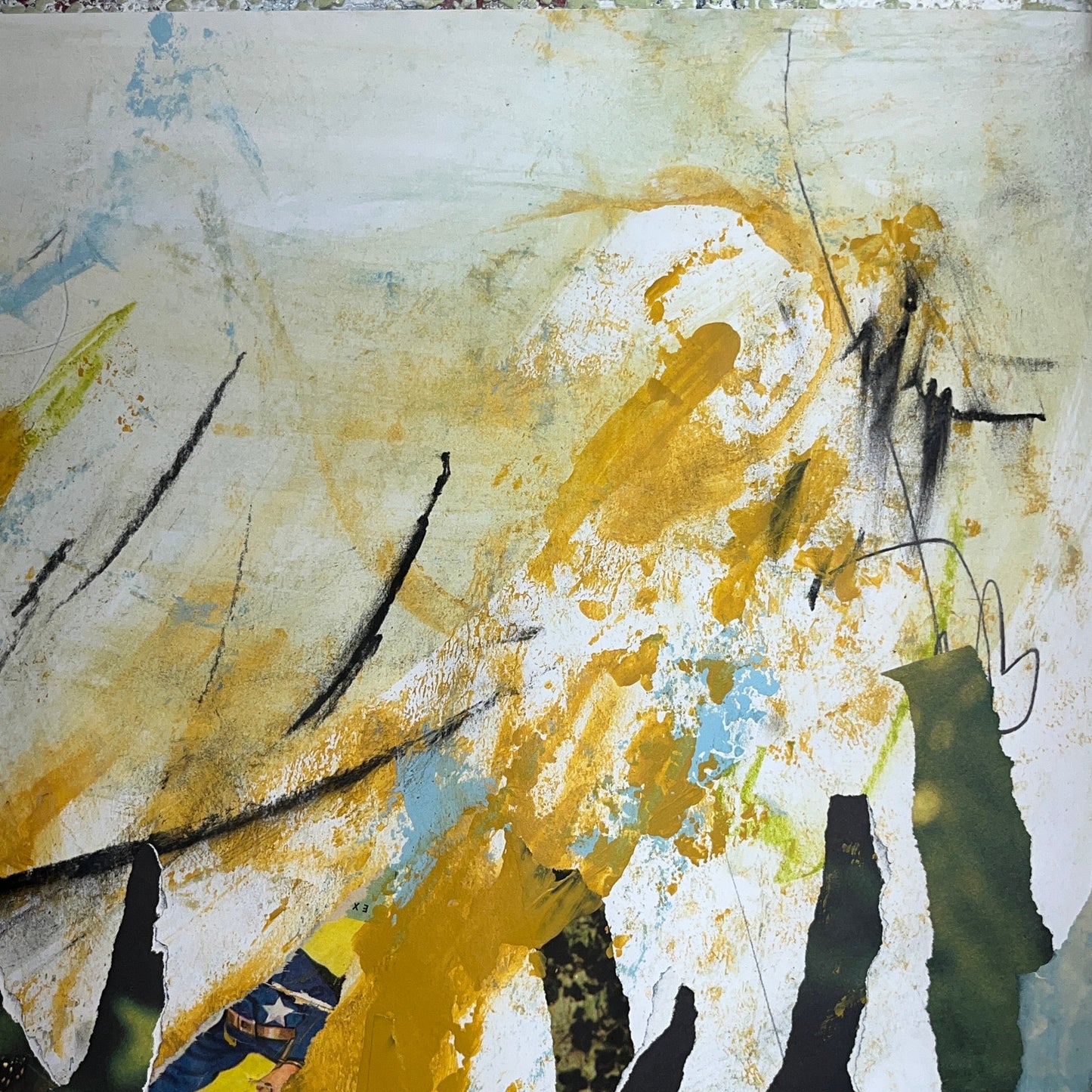 Original Mixed Media Abstract Modern Art Painting 18x24 "Arrow Head" Signed