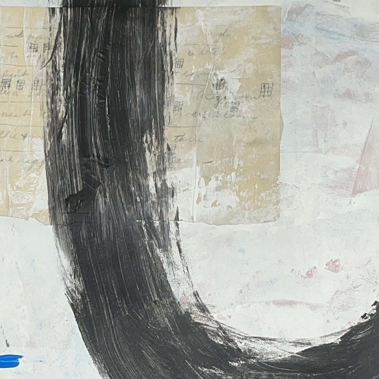 Original Mixed Media Abstract Modern Art Painting 24x36 "Good Afternoon" Signed