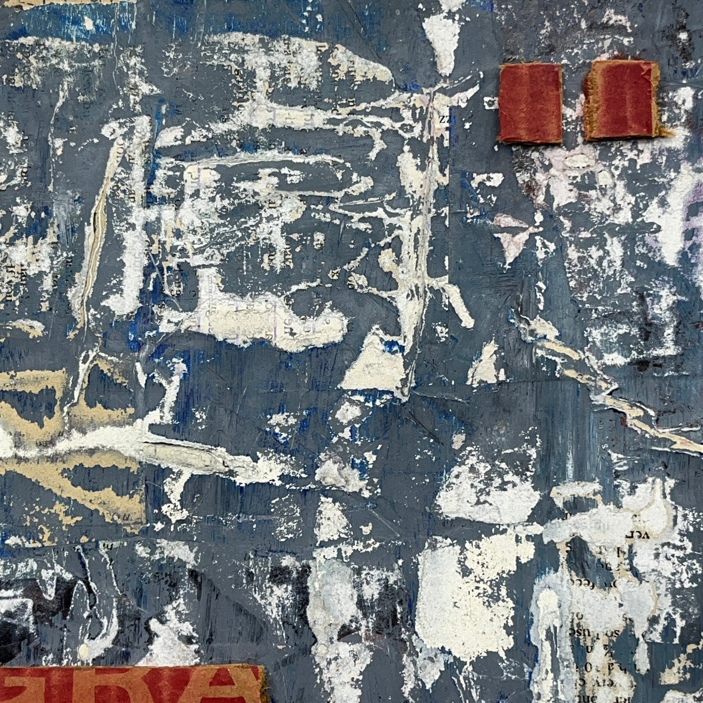 Original Framed Mixed Media Modern Art Collage Painting 8x10 "Grace"