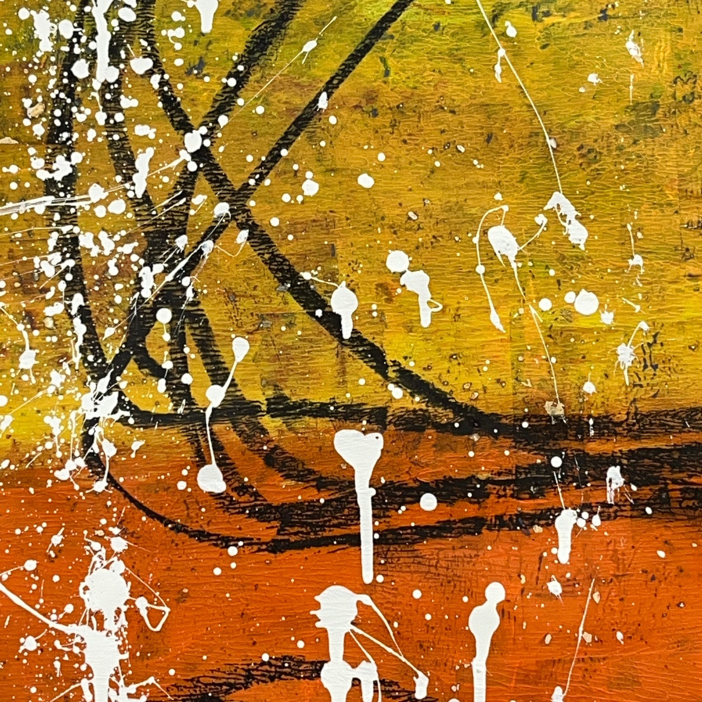 Original Mixed Media Abstract Modern Art Painting 24x36 "Pacifica" Signed