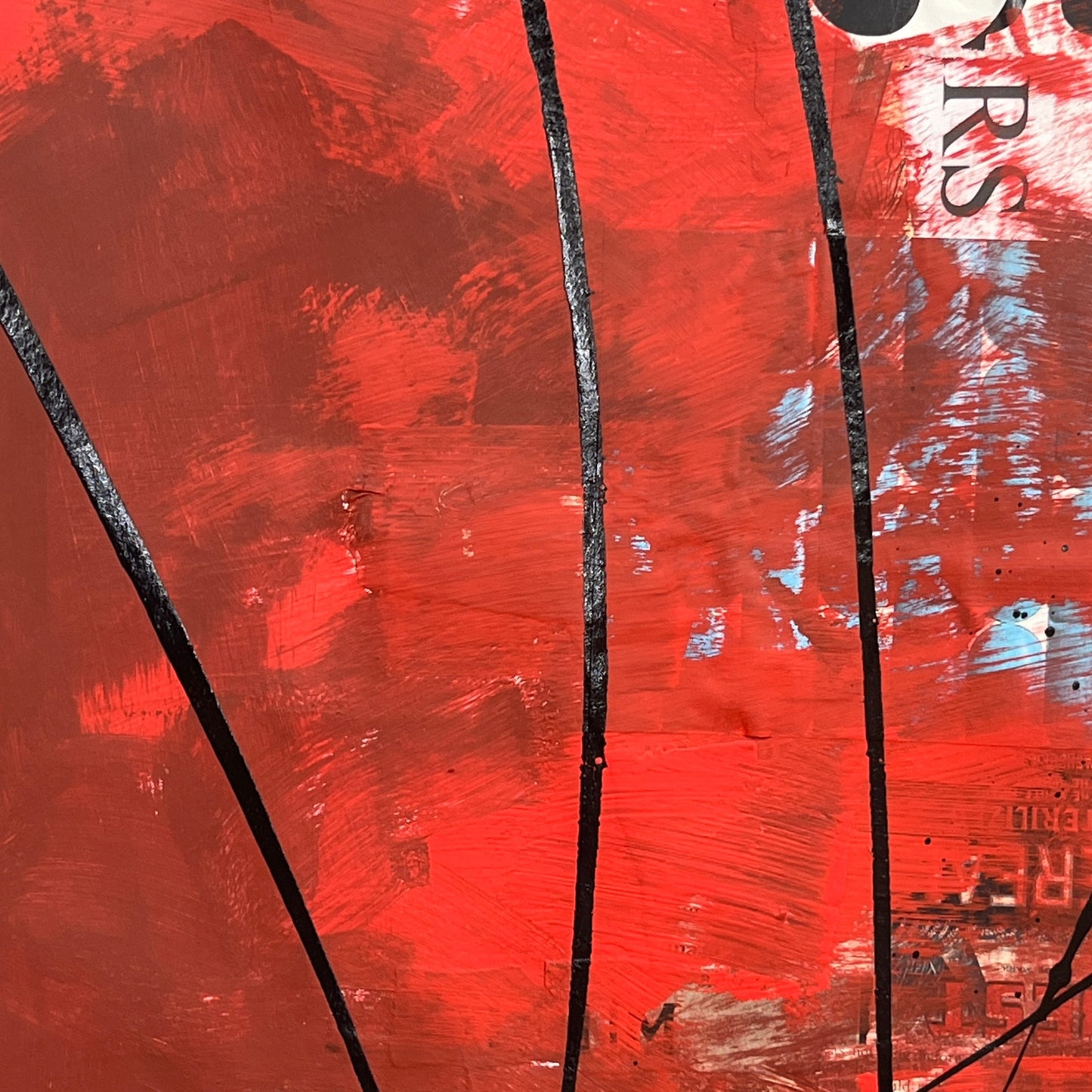 Original Mixed Media Abstract Modern Art Painting 18x24 "Metanomen" Signed