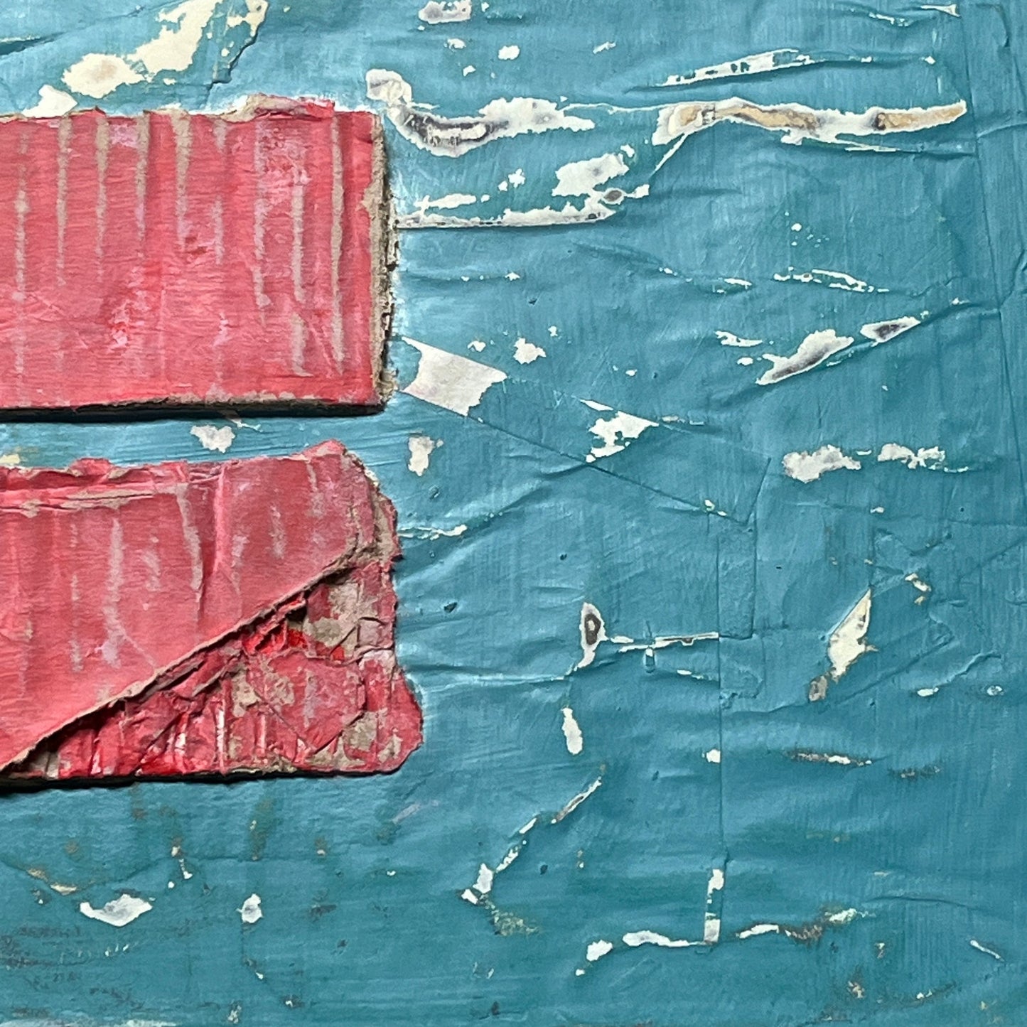 Original Mixed Media Abstract Art Collage Painting 11x14 "Qualify"