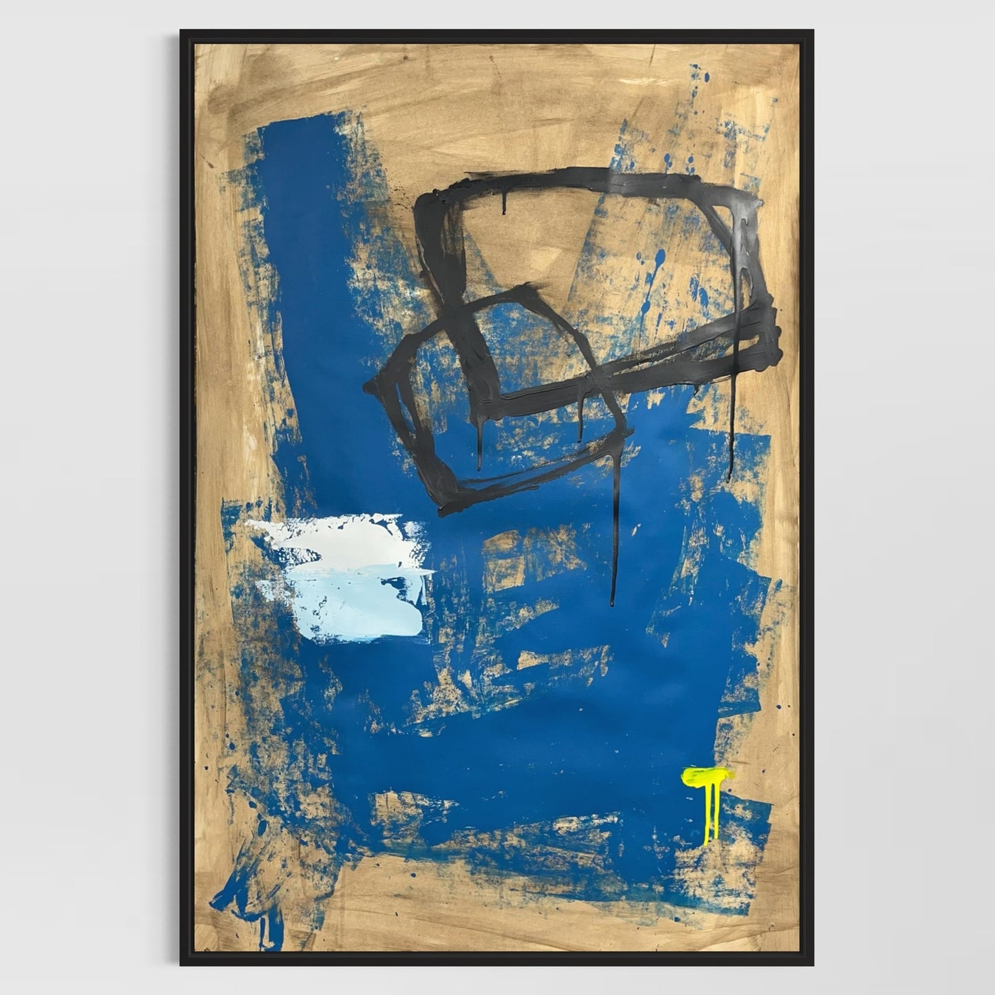 Original Mixed Media Abstract Modern Art Painting 24x36 "Anagalactic" Signed