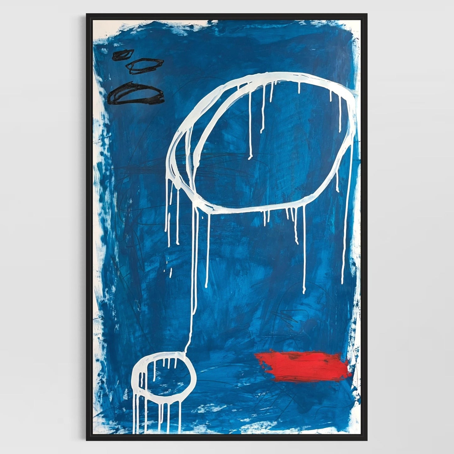 Original Mixed Media Abstract Modern Art Painting 24x36 "Paralipsis" Signed