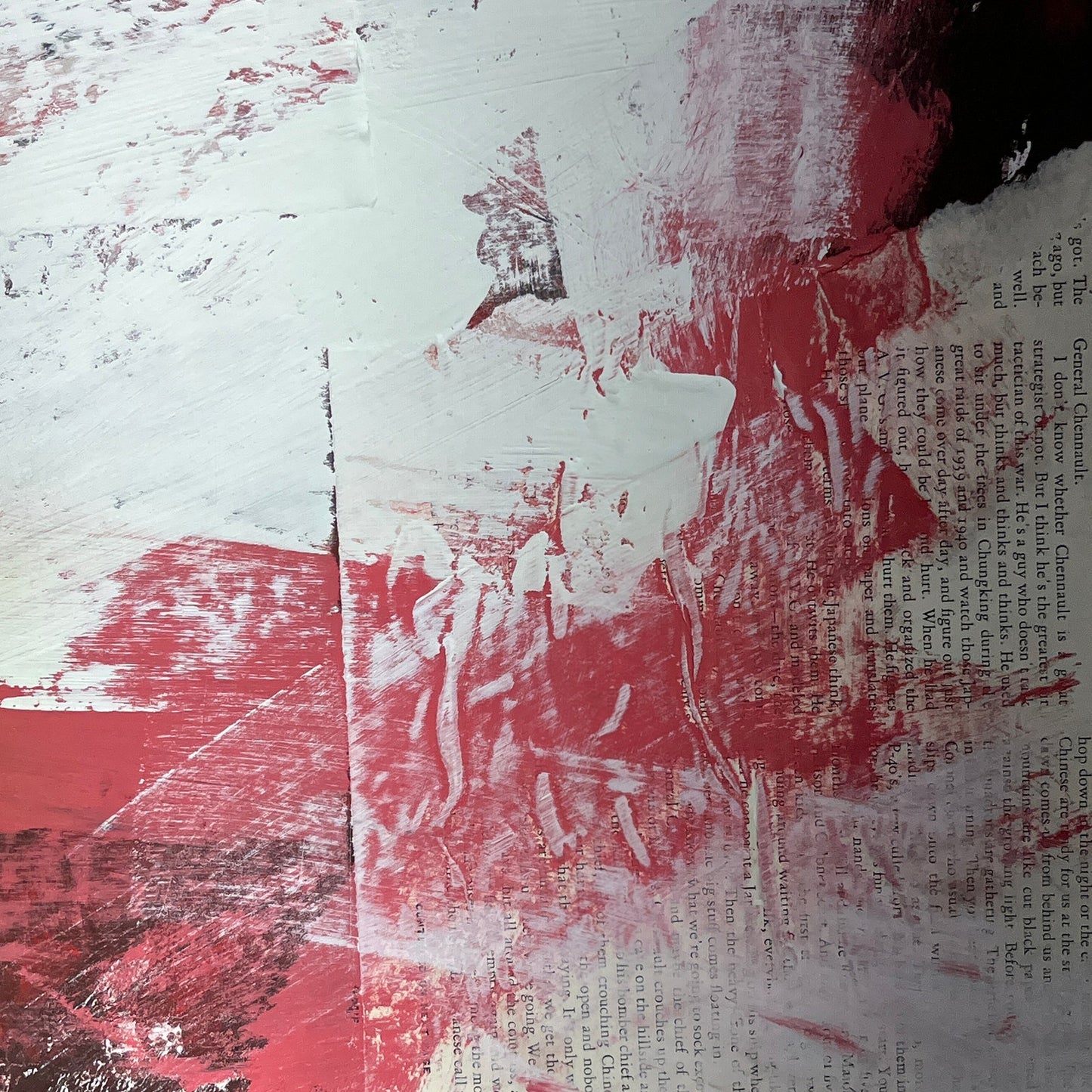 Original Mixed Media Abstract Modern Art Painting 18x24 "Censer" Signed