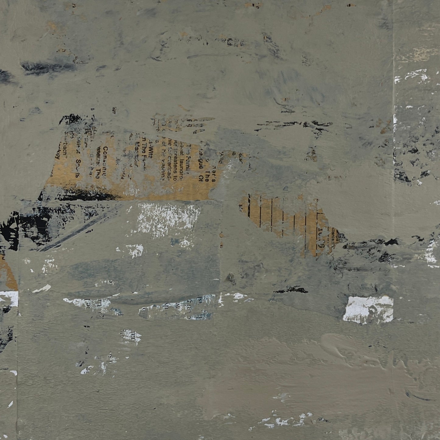 Original Mixed Media Abstract Modern Art Painting 18x24 "Prospice" Signed