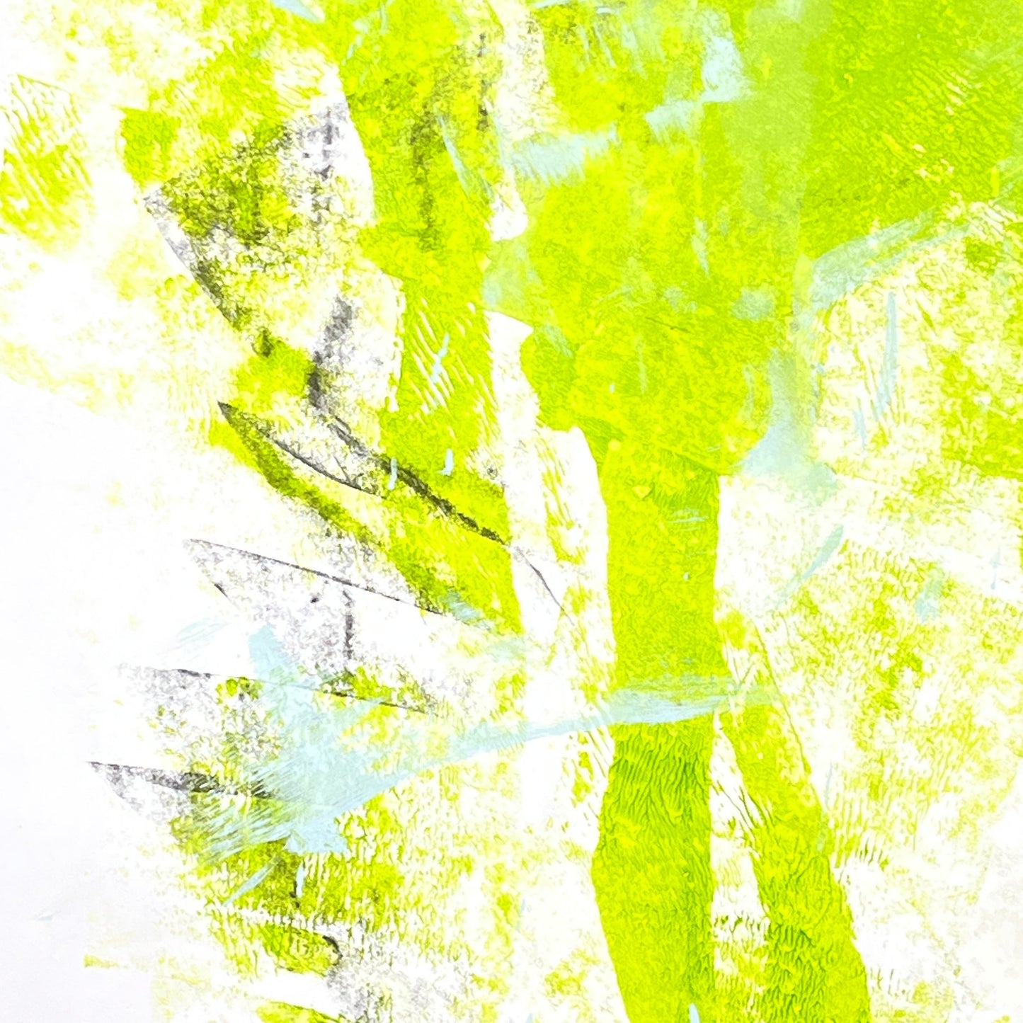 Original Mixed Media Abstract Modern Art Painting 24x36 "Telestic" Signed