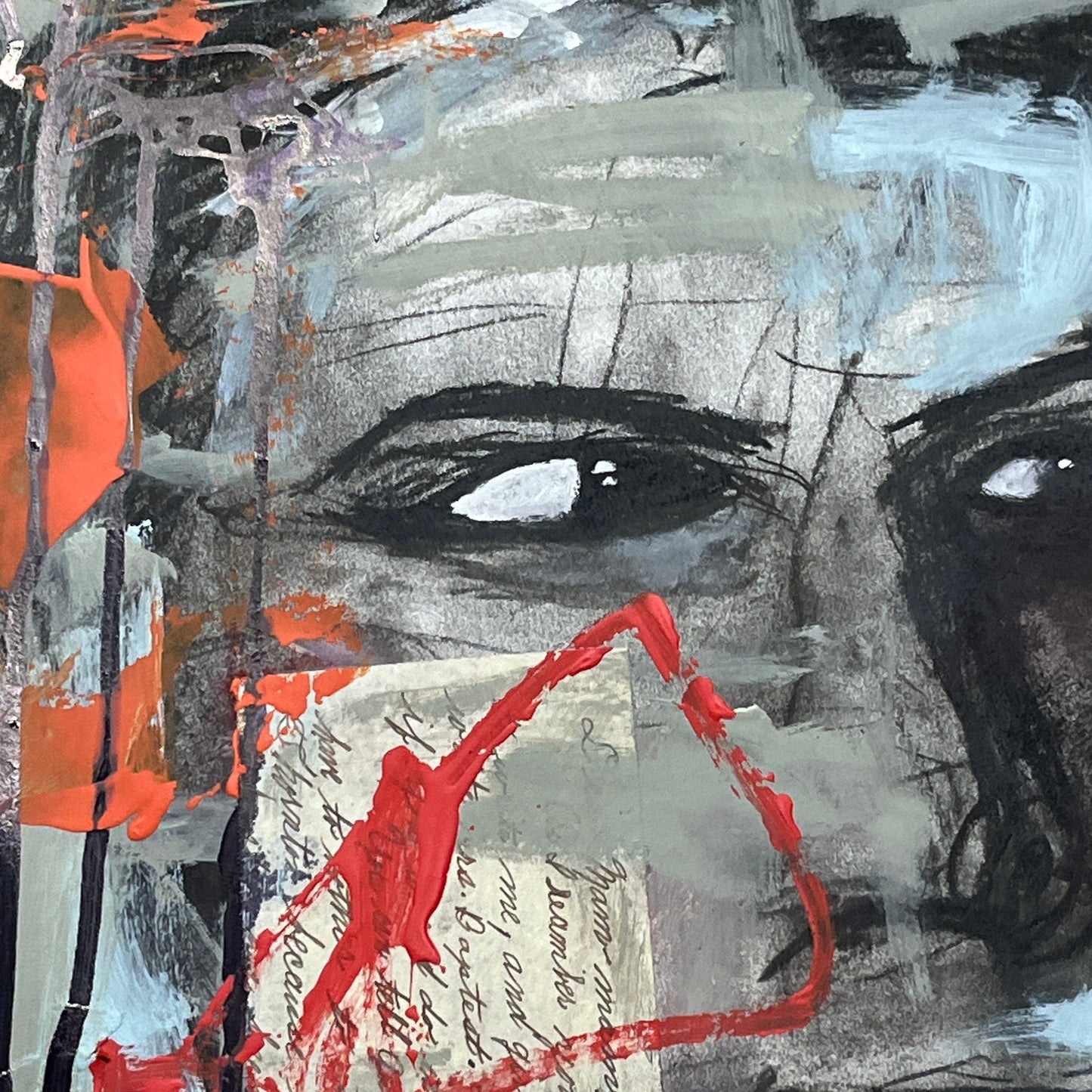 Original Mixed Media Abstract Art Painting 18x24 “Agency" Signed