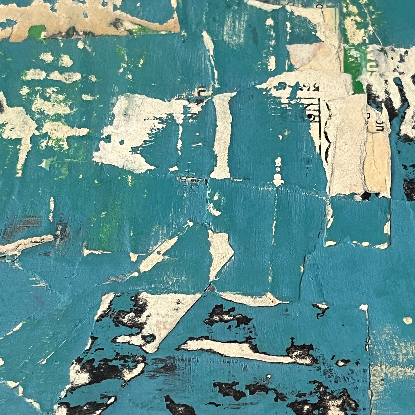 Original Mixed Media Abstract Art Collage Painting 11x14 "Cord"