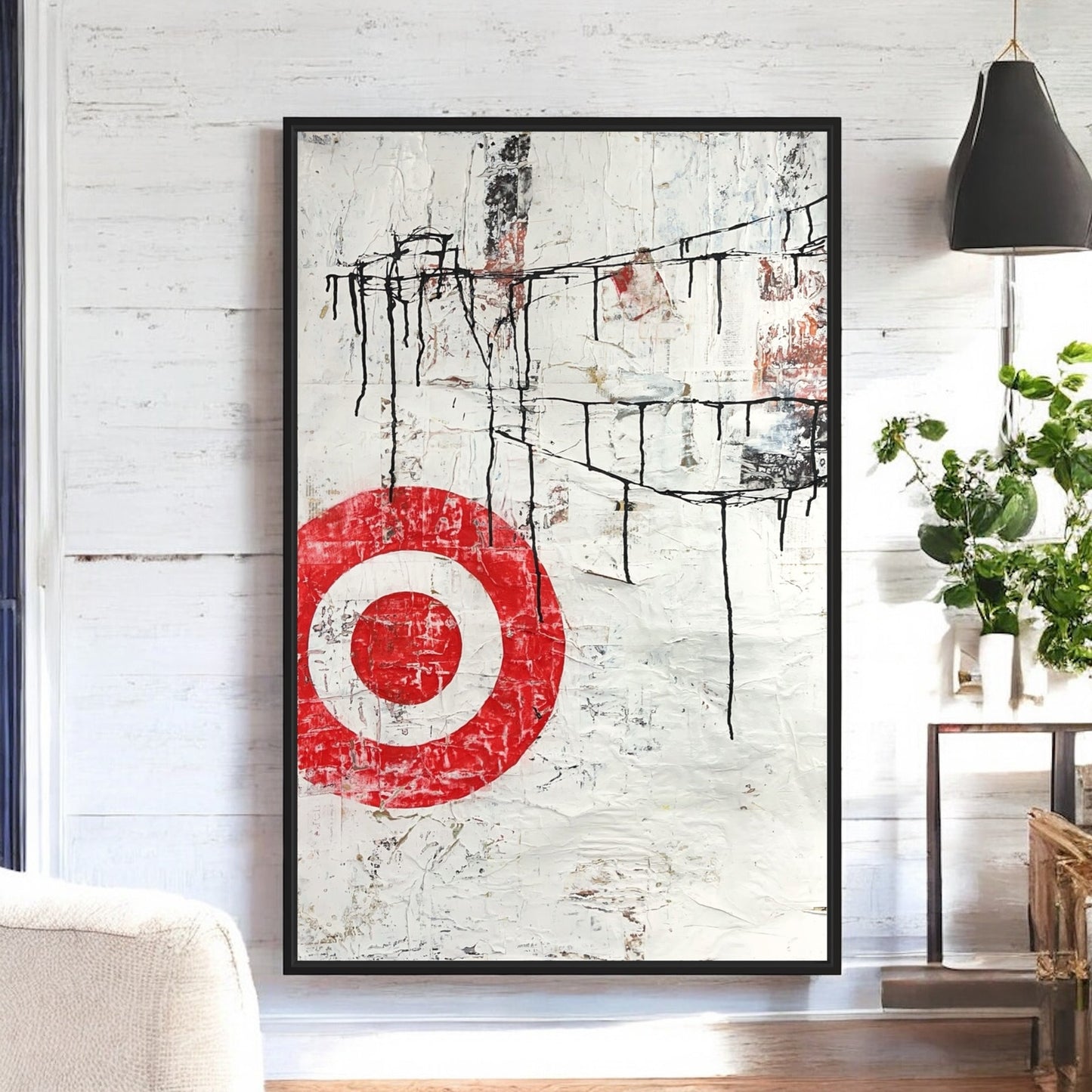Original Mixed Media Abstract Modern Art Painting 24x36 "Dialogue" Signed