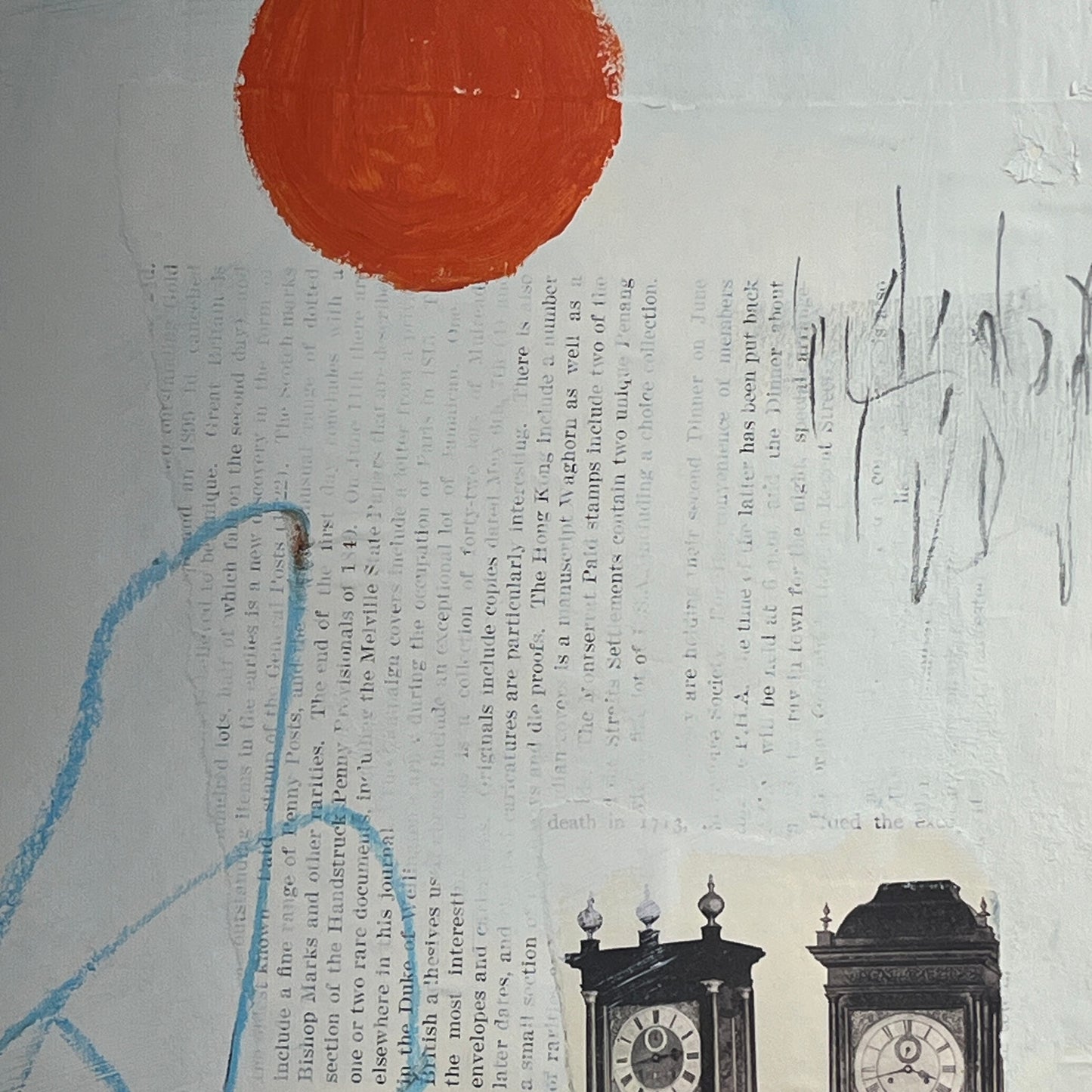 Original Mixed Media Abstract Modern Art Painting 18x24 "Illiquation" Signed